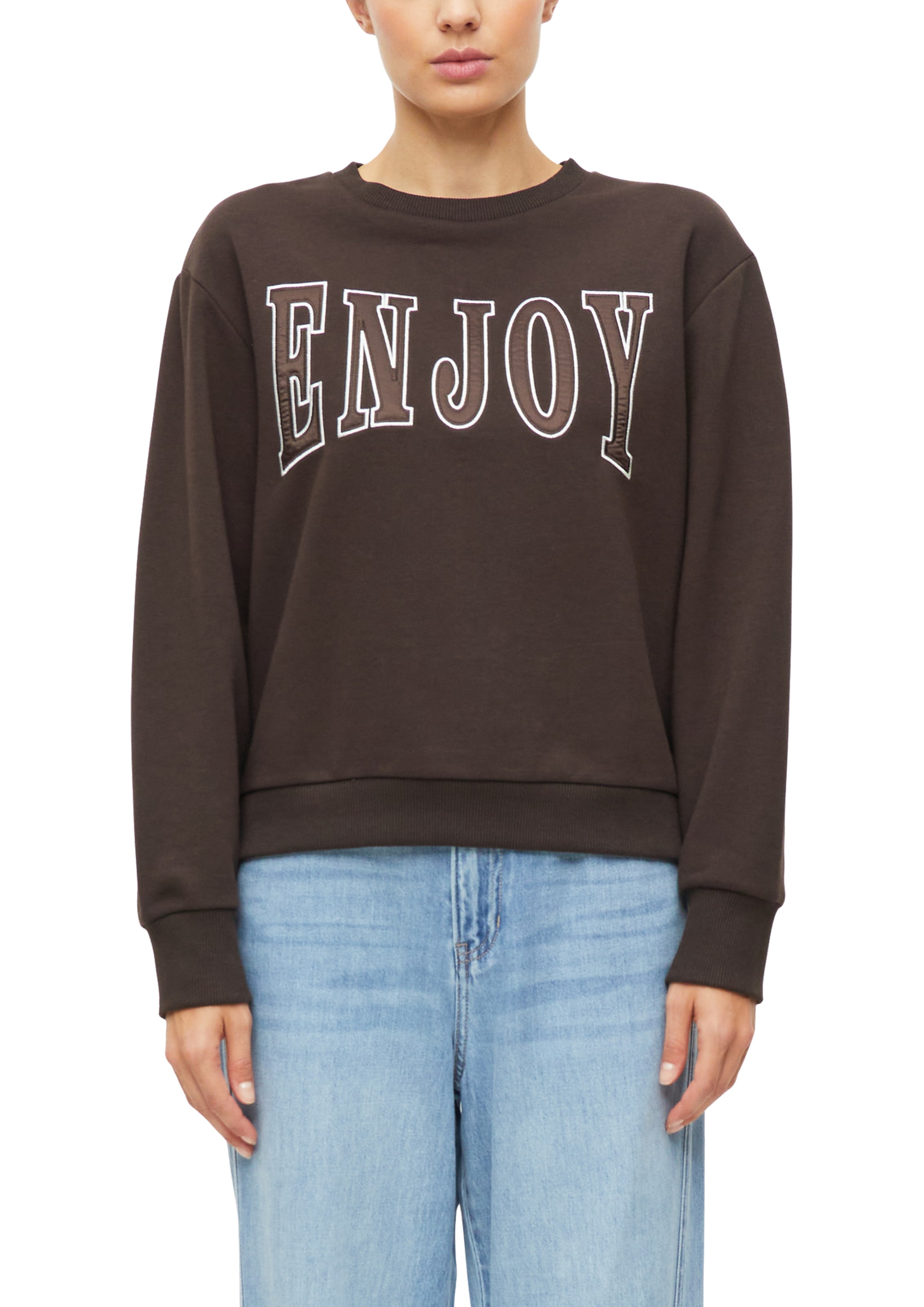 s.Oliver Sweater, in Streifen-Optik / Rundhals