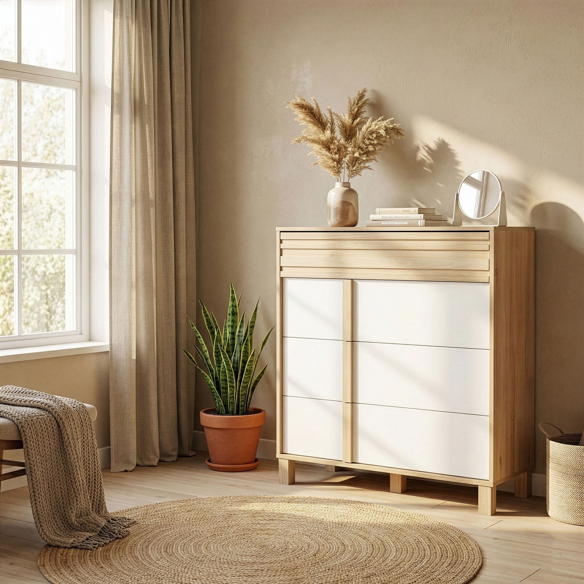 Gami Kommode »ARIA« 1 Stk. tlg. Eine praktische Kommode mit 4 grossen Schubladen.