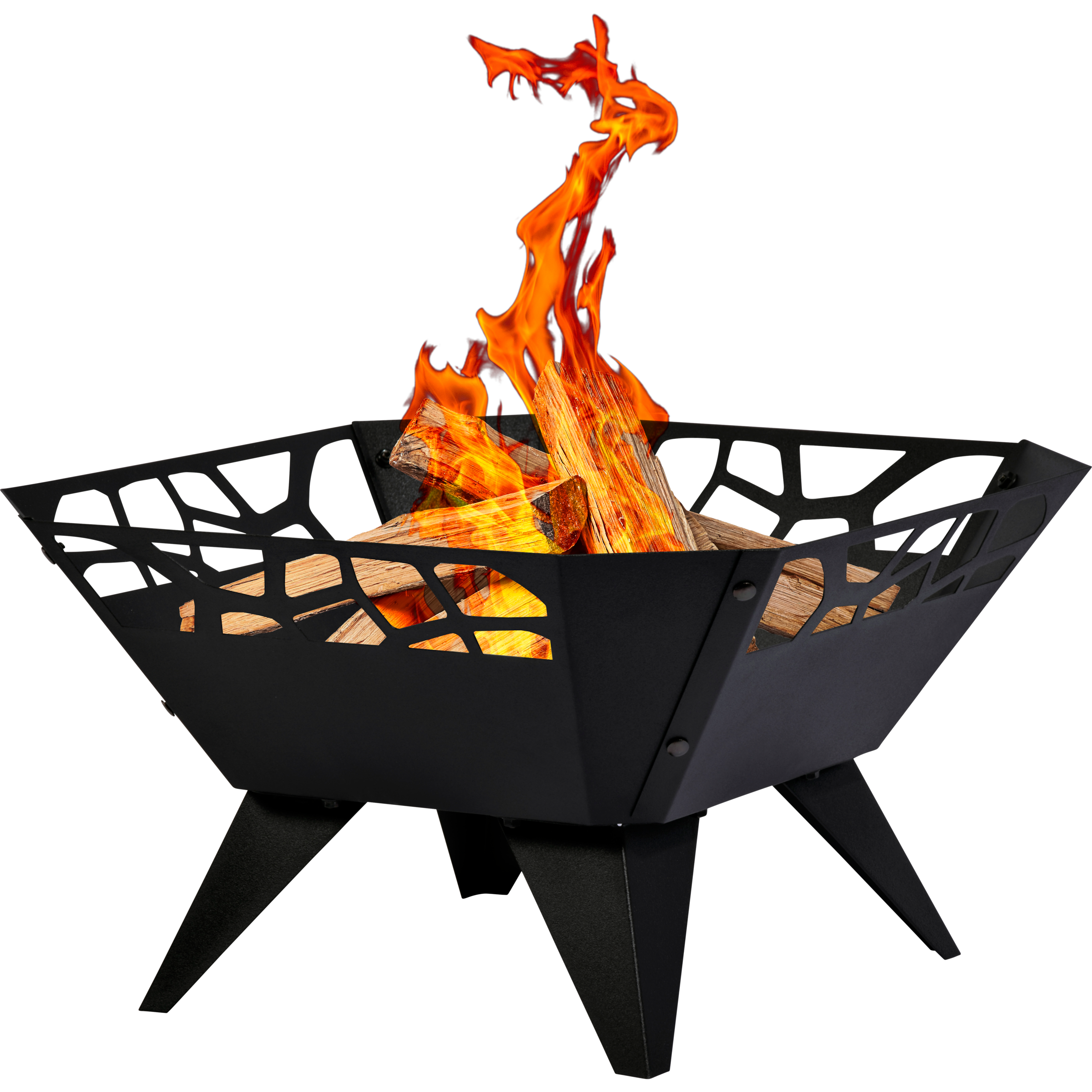 dobar Plaque à feu »Design« BxLxH: 51,5x51,5x30 cm