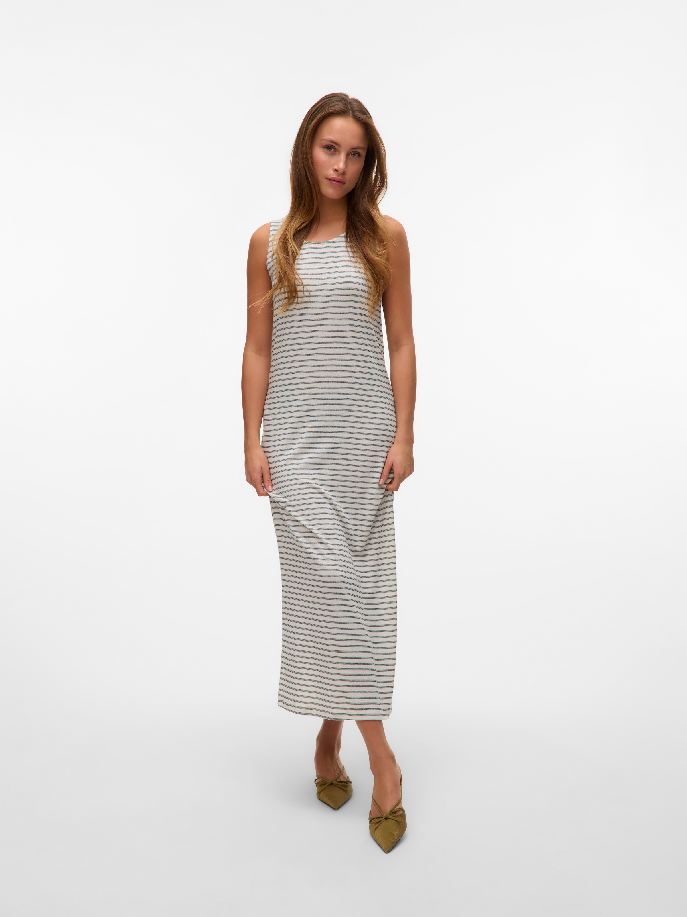 Vero Moda Midikleid »VMGINA SL 7/8 DRESS JRS NOOS«