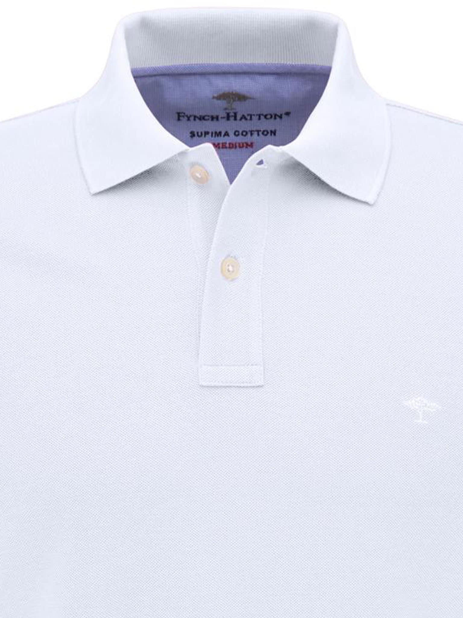 FYNCH-HATTON Poloshirt normale Passform, mit 2-Knopf-Polokragen, aus Baumwolle