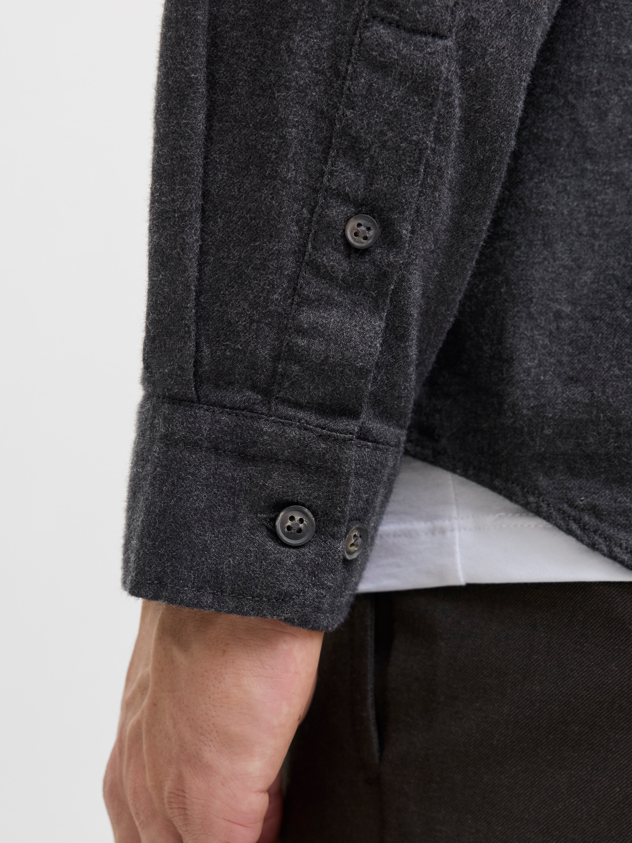Jack & Jones PlusSize Langarmhemd »JJECLASSIC MELANGE SHIRT L/S SN PLS«
