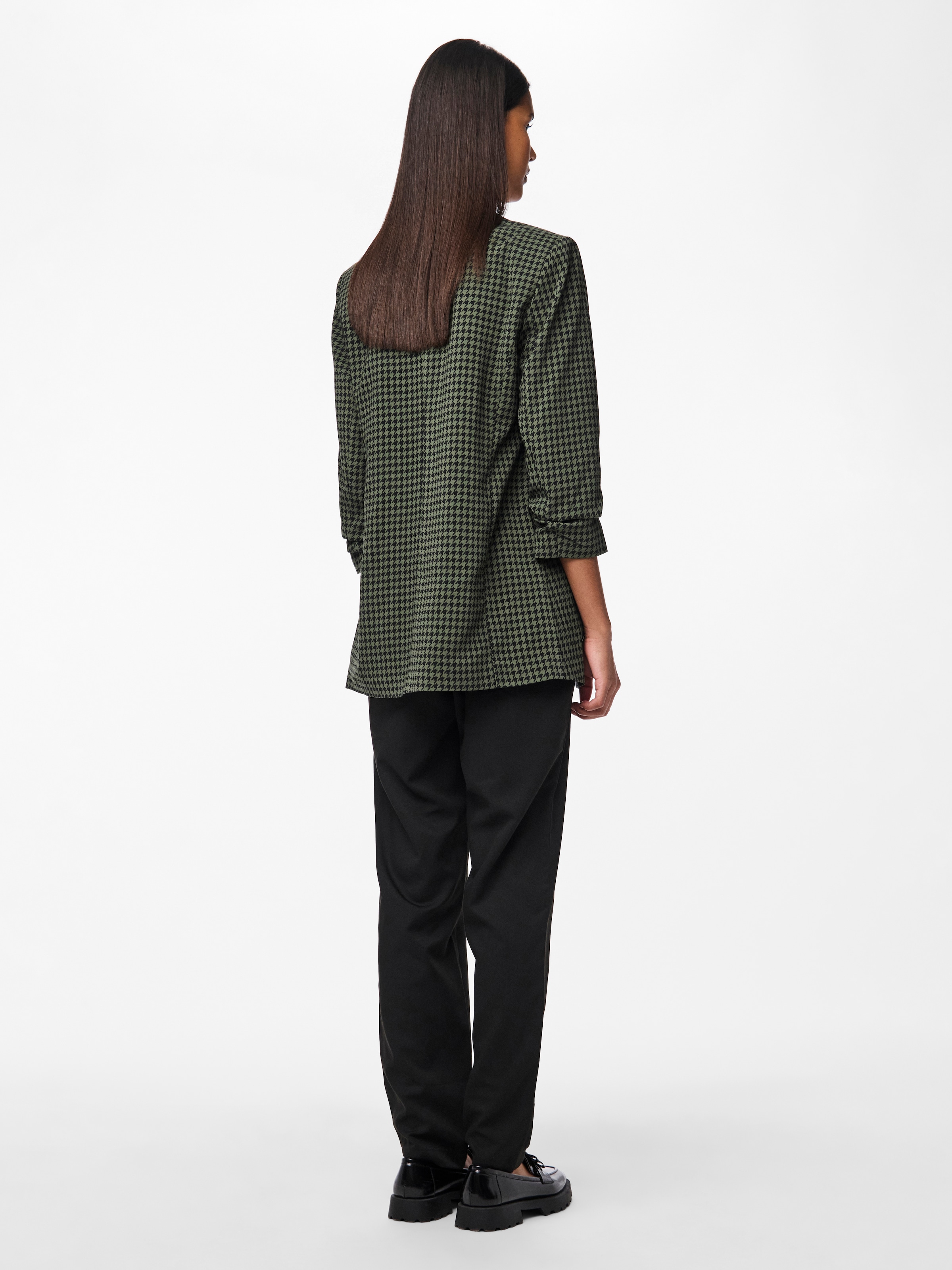 pieces Blazer chemisier »PCBOSELLA 3/4 PRINTED BLAZER NOOS« mit 3/4 Ärmel