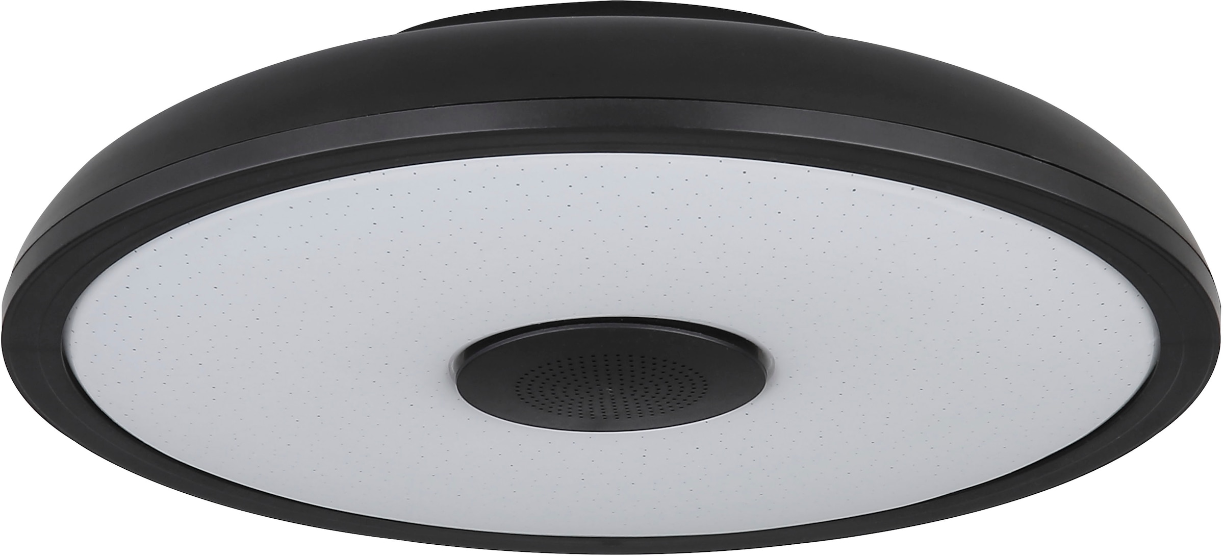 GLOBO LIGHTING Plafonnier LED »RAFFY« Module LED 1 cuis blanc chaud - blanc froid Changement de couleur rouge-vert-bleu, fonction haut-parleur