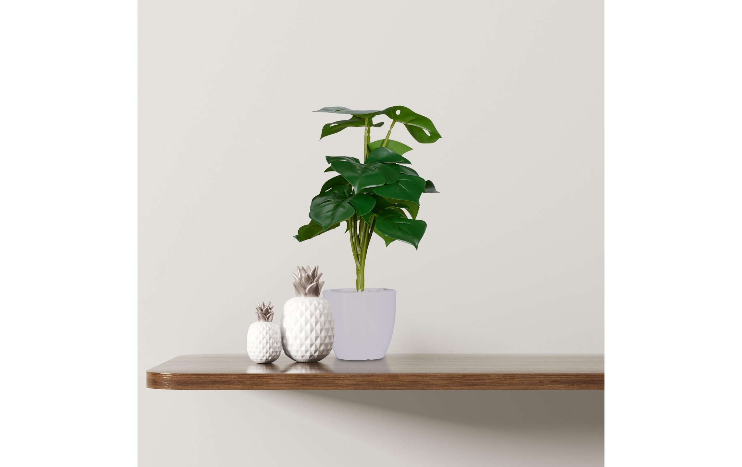 relaxdays Fleur artificielle »Monstera 2 Stück, 33 cm«