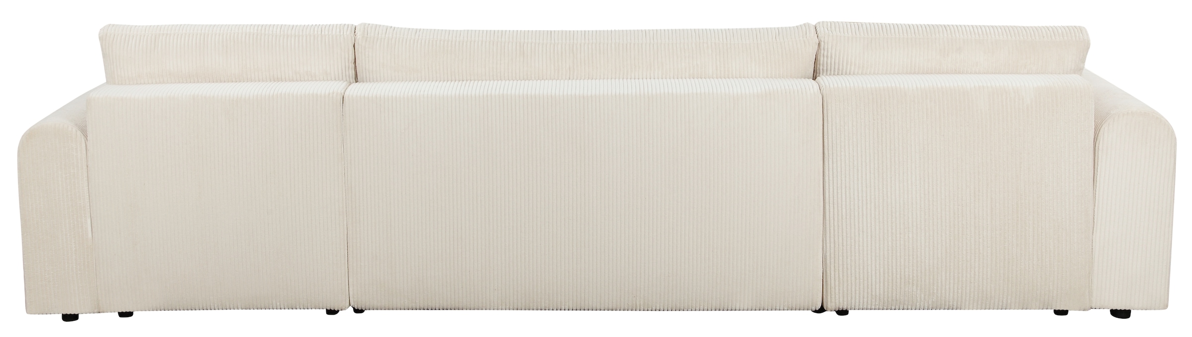 GOODproduct Paysage de salon »JONAA, 311 cm, U-Form, Schlafsofa, Boxspringfederung, Cord u. Struktur« 133/270cm, Bettkasten, Seitentaschen, Cord und Struktur