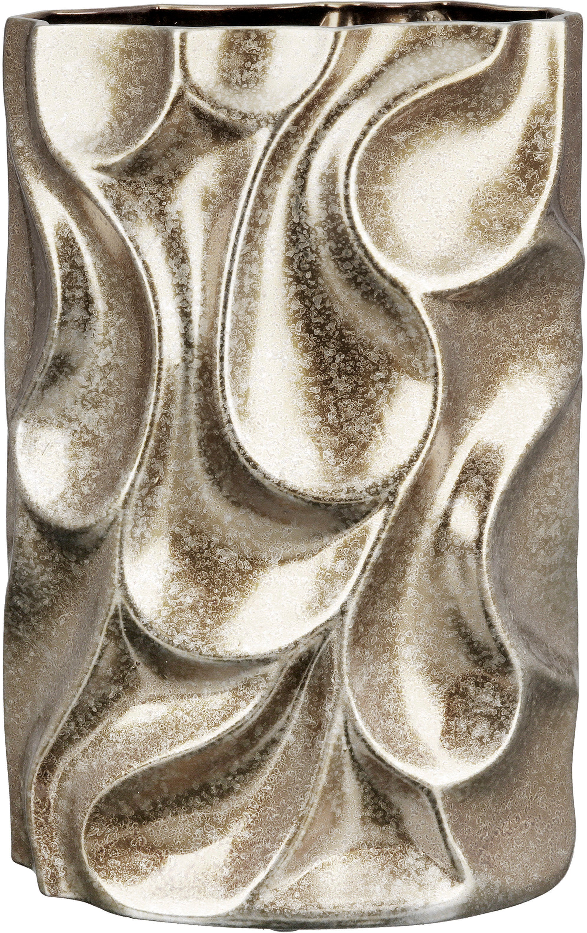 Image of Casablanca by Gilde Tischvase "Relief, Höhe ca. 37 cm, mit Dellen-Struktur" dekorative Vase aus Keramik, Blumenvase