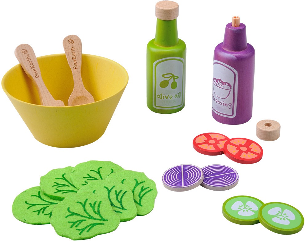 Image of EverEarth® Spiellebensmittel »Salatset«, FSC®- schützt Wald - weltweit bei Ackermann Versand Schweiz