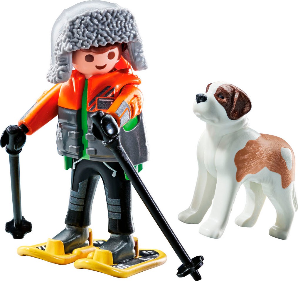 Playmobil® Konstruktions-Spielset »Wanderer mit Bernhardiner (71741), Playmobil My Life«