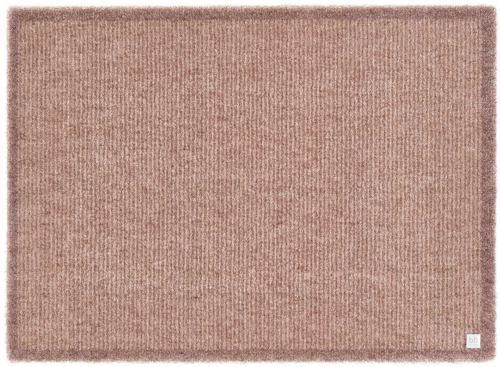 Image of Barbara Becker Fussmatte "Gentle Schmutzfangmatte & Läufer, Made in Belgium" rechteckig 7 mm Höhe Schmutzfangteppich, Schmutzmatte, dezentes Streifen Design, waschbar