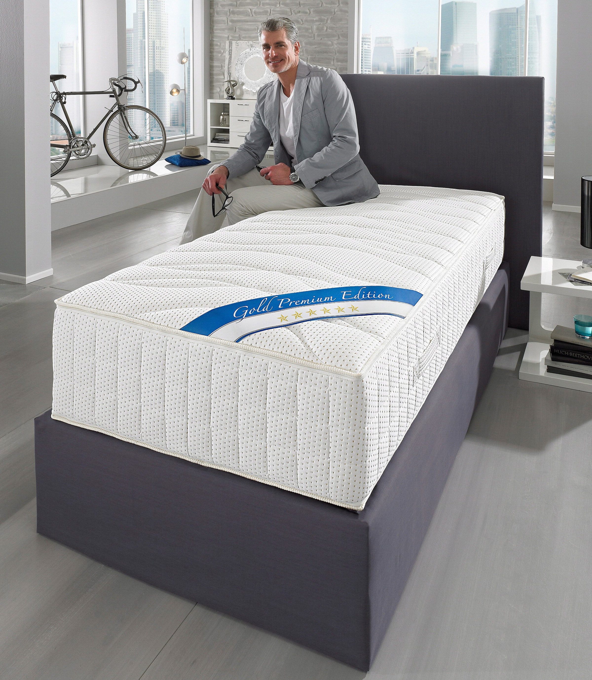 Image of Malie Taschenfederkernmatratze »Gold 462«, 32 cm cm hoch, 462 Federn, (1 St.) bei Ackermann Versand Schweiz