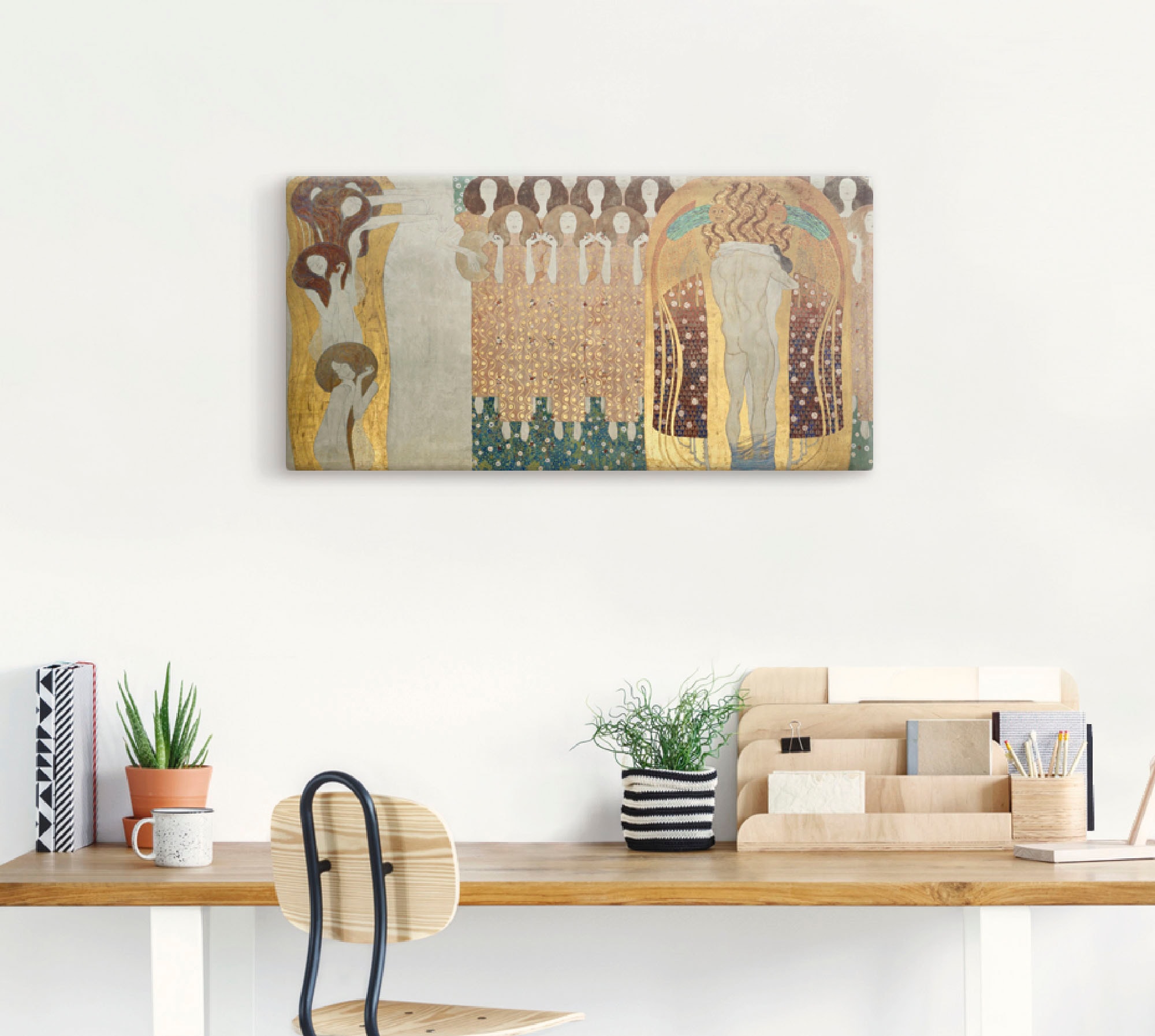 Artland Wandbild »Beethovenfries«, Gruppen & Familien, (1 St.), als Leinwandbild, Poster, Wandaufkleber in verschied. Grössen