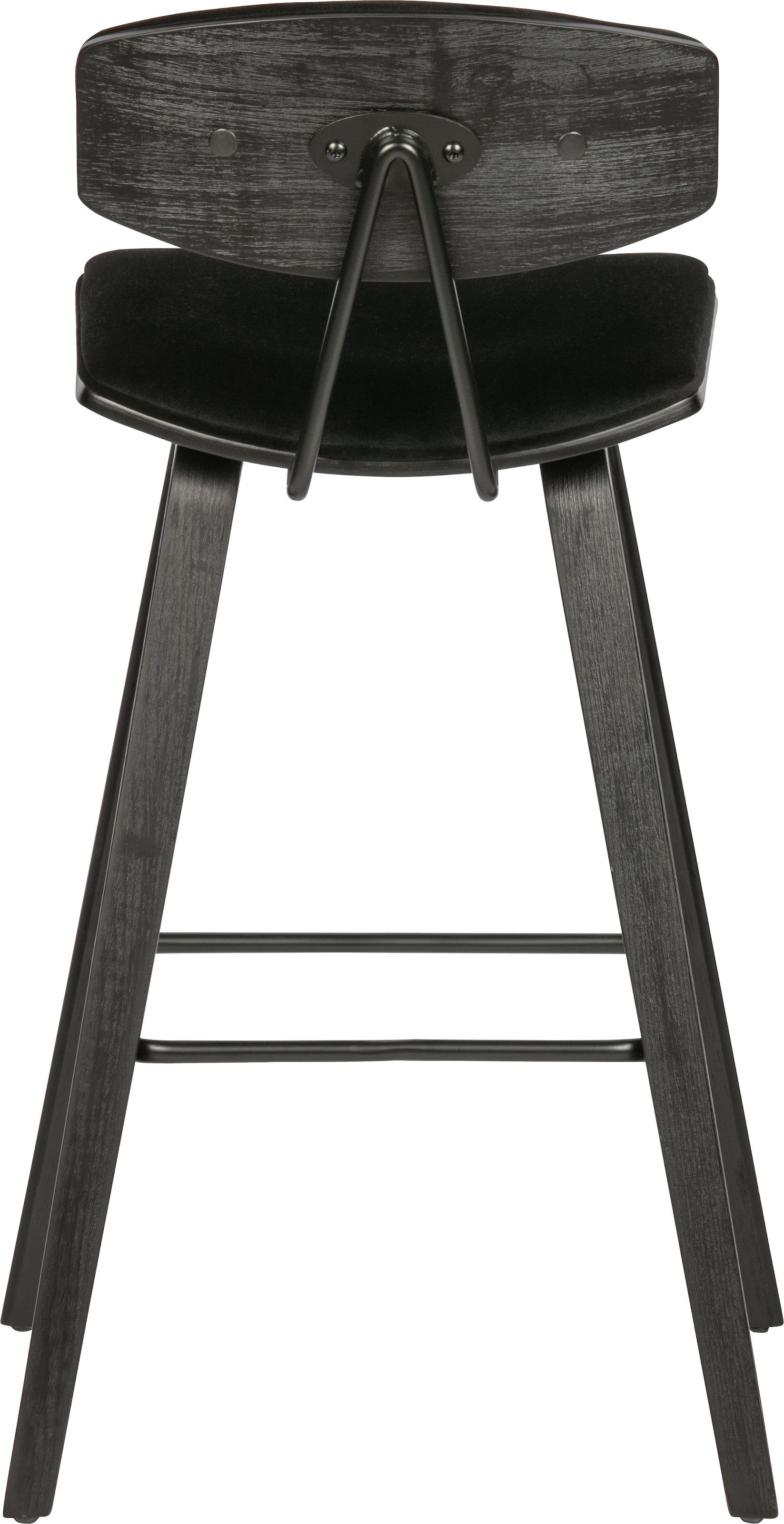 WOOOD Barhocker »Senn« 2 Stk. tlg. Sitzfläche aus Samt, H 94 cm x B 41 cm