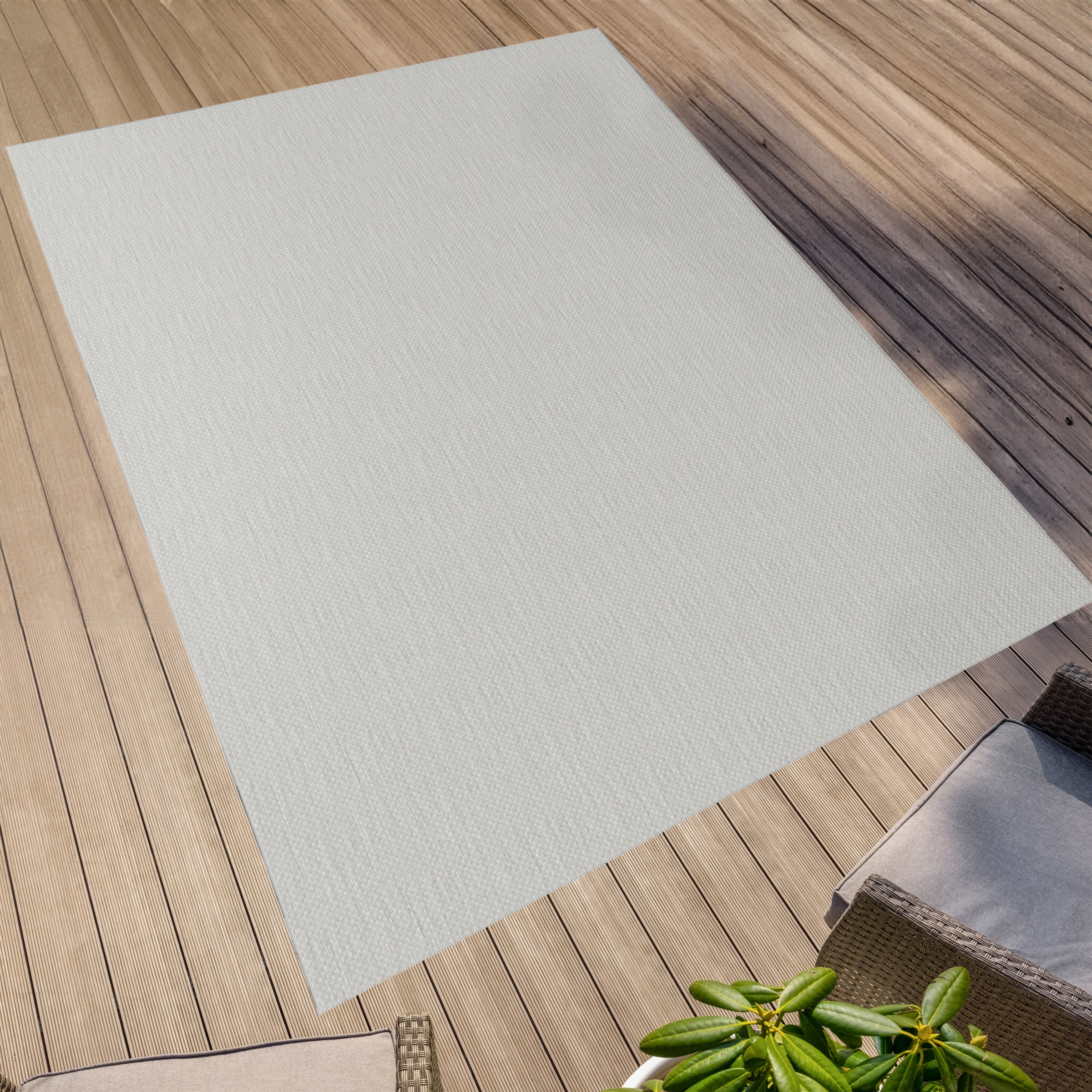 Primaflor-Ideen in Textil Teppich »Outdoorteppich ELDORADO Granito« rechteckig 4 mm Höhe Flachgewebe, meliert, In- und Outdoor geeignet, wasserfest