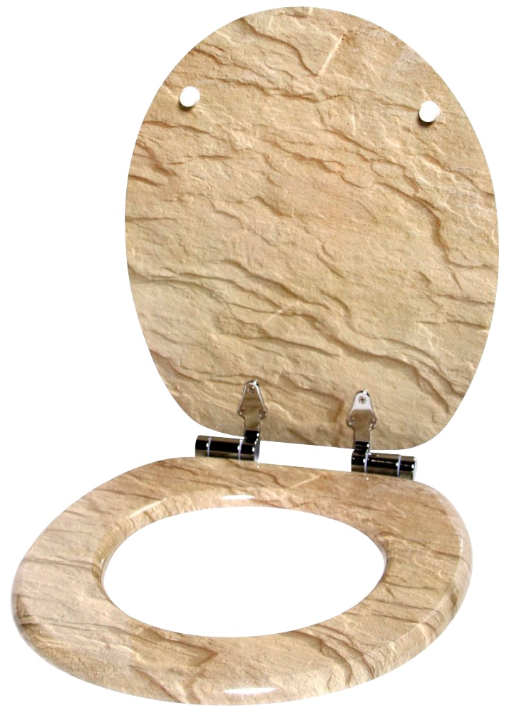 Sanilo WC-Sitz »Sand Stone«, mit Absenkautomatik