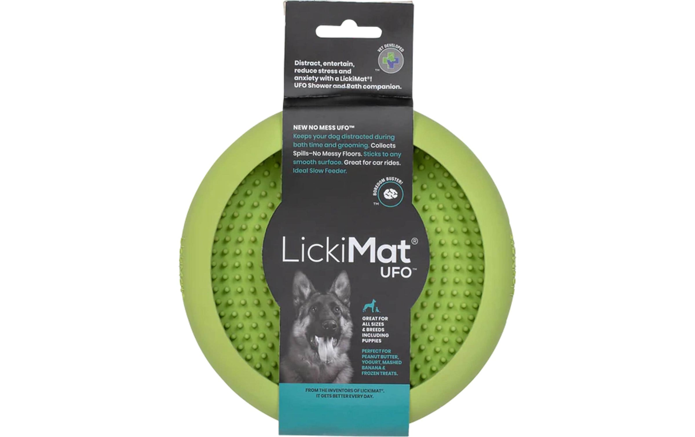 Hundematte »LickiMat Dog UFO, ø 18 cm Grün«