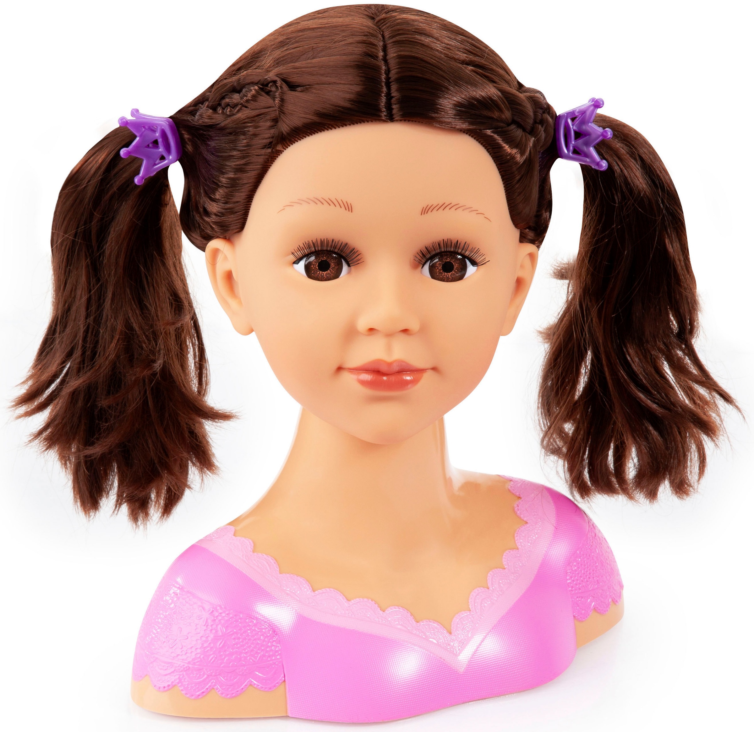 Bayer Frisier- & Schminkkopf "Charlene Super Model, braun"