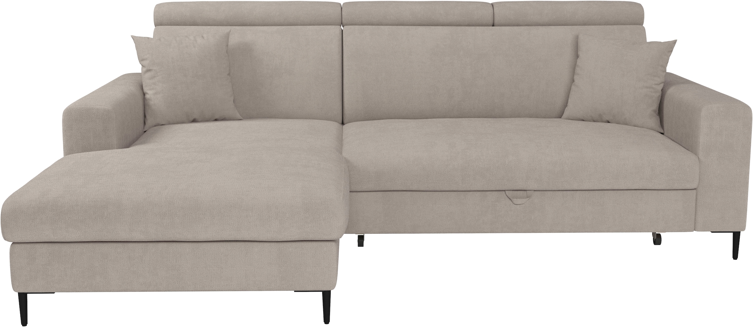 Image of Trends by HG Ecksofa "Nizza, L-Form, B: 250cm" Schlaffunktion + Bettkasten