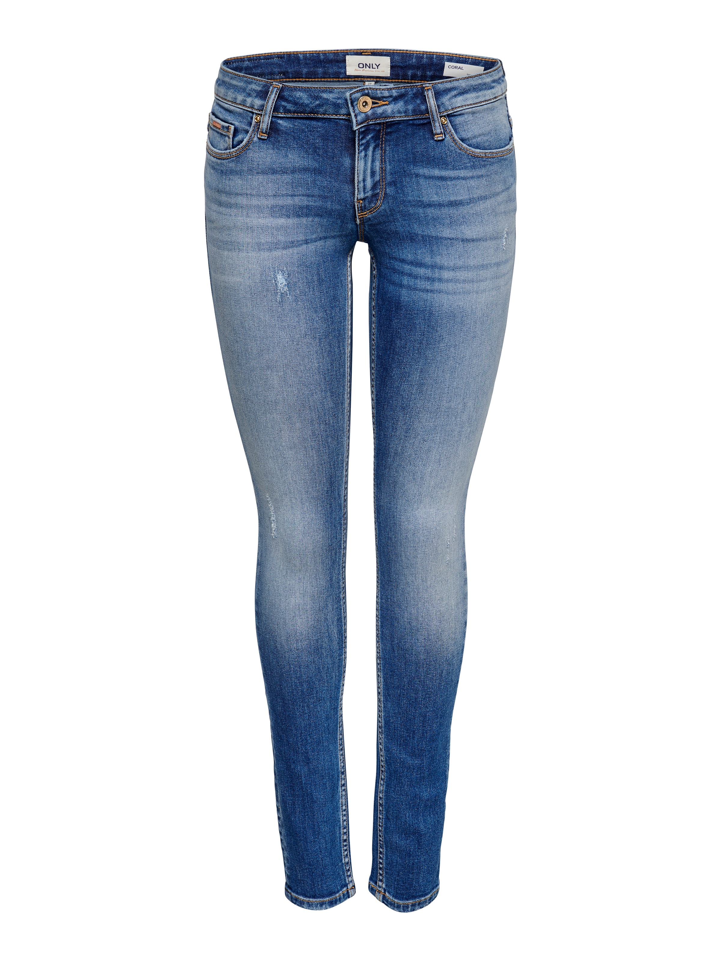 ONLY Jeans skinny »ONLCORAL LOW SK JEANS« mélange de coton, coupe skinny