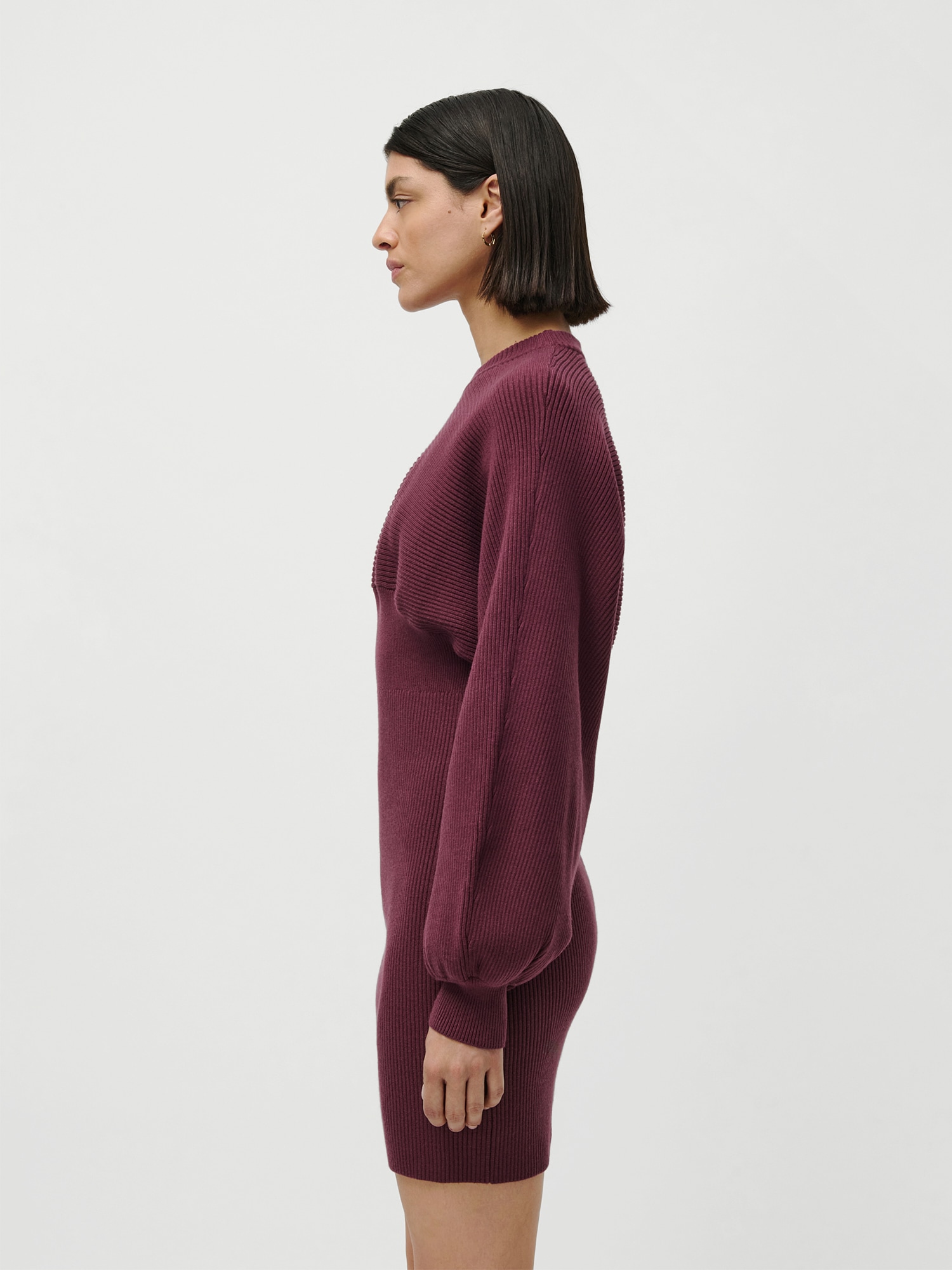 LeGer Mini-robe »Camille, LeGer by Lena Gercke« Sans poches aus Rippstrick, Fledermausärmel