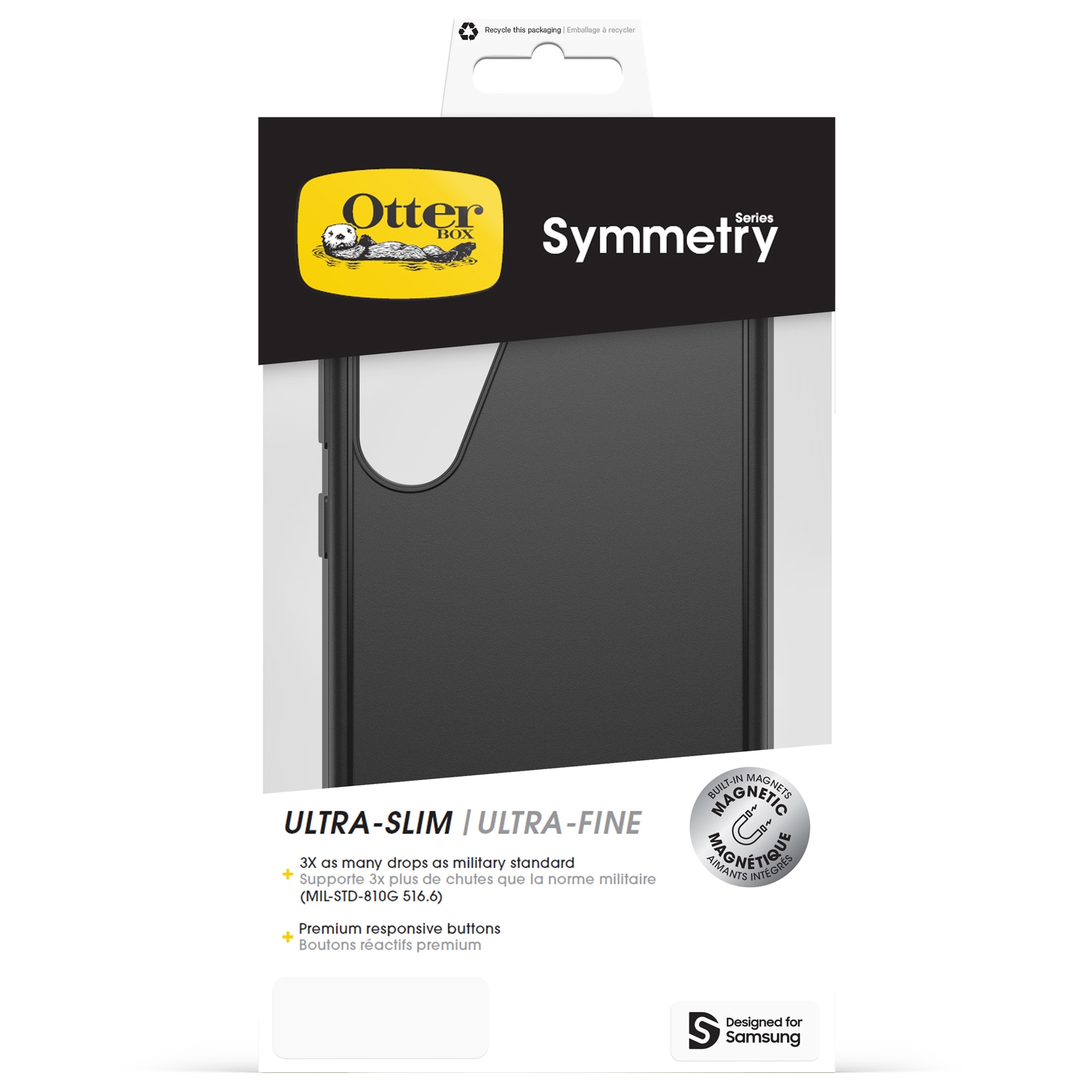 Image of Otterbox Handyhülle "Symmetry Magnets für Samsung Galaxy S25+" Smartphones Backcover, Schutzhülle, Handyschutzhülle, Case, Schutzcase, stossfest