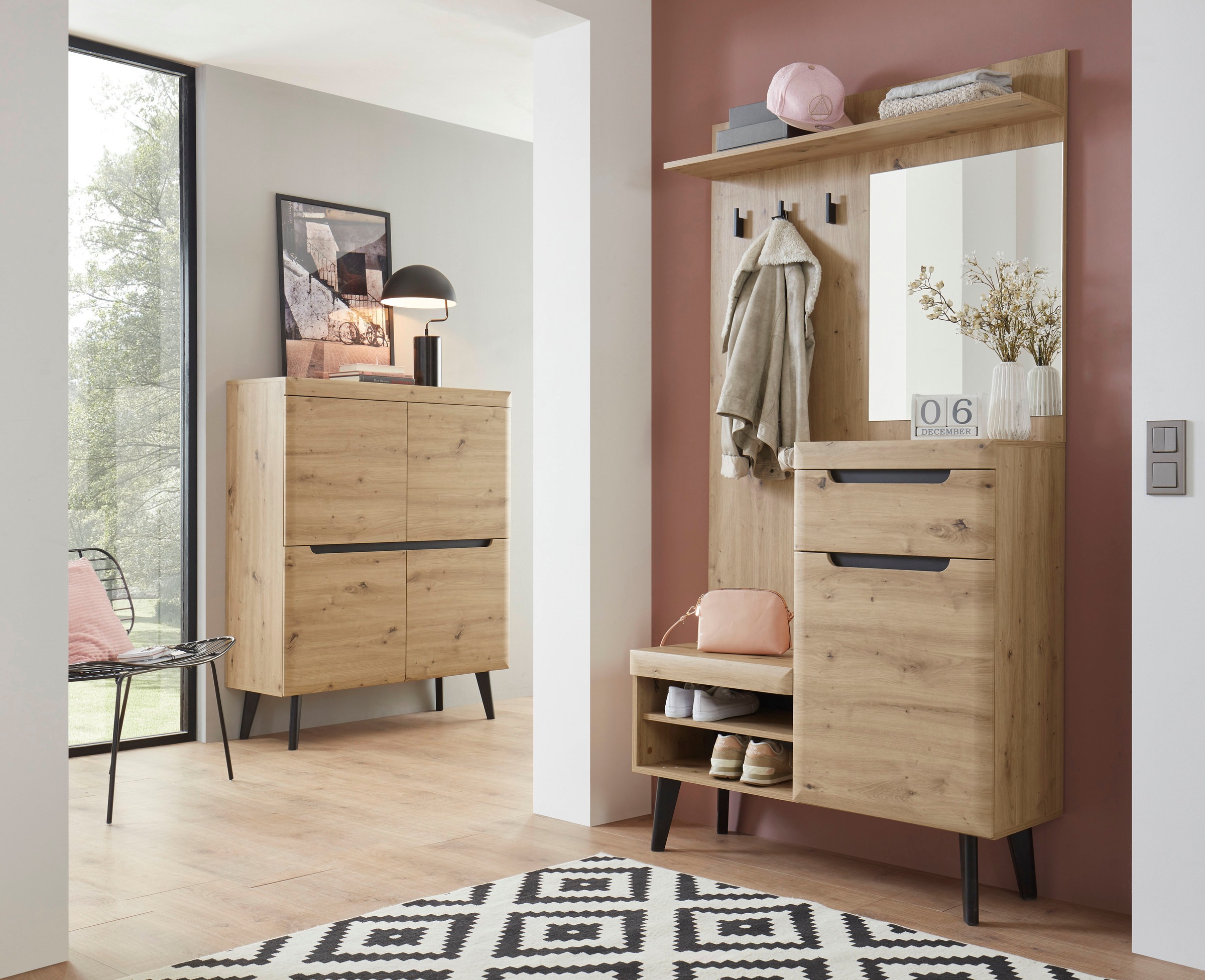 Image of my home Garderoben-Set »Torge«, (Set, 2 St.), im schönen Scandi Look bei Ackermann Versand Schweiz