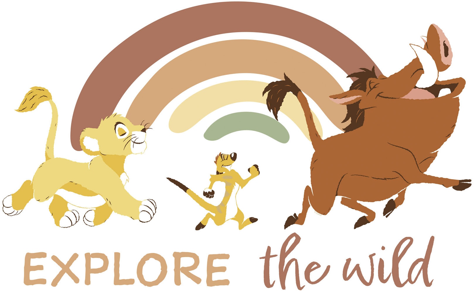 Komar Leinwandbild »Disney The Lion King Explore the Wild«, Disney, (1 St.), 30 x 40 cm (Breite x Höhe) - Kinderzimmer, Dekoration