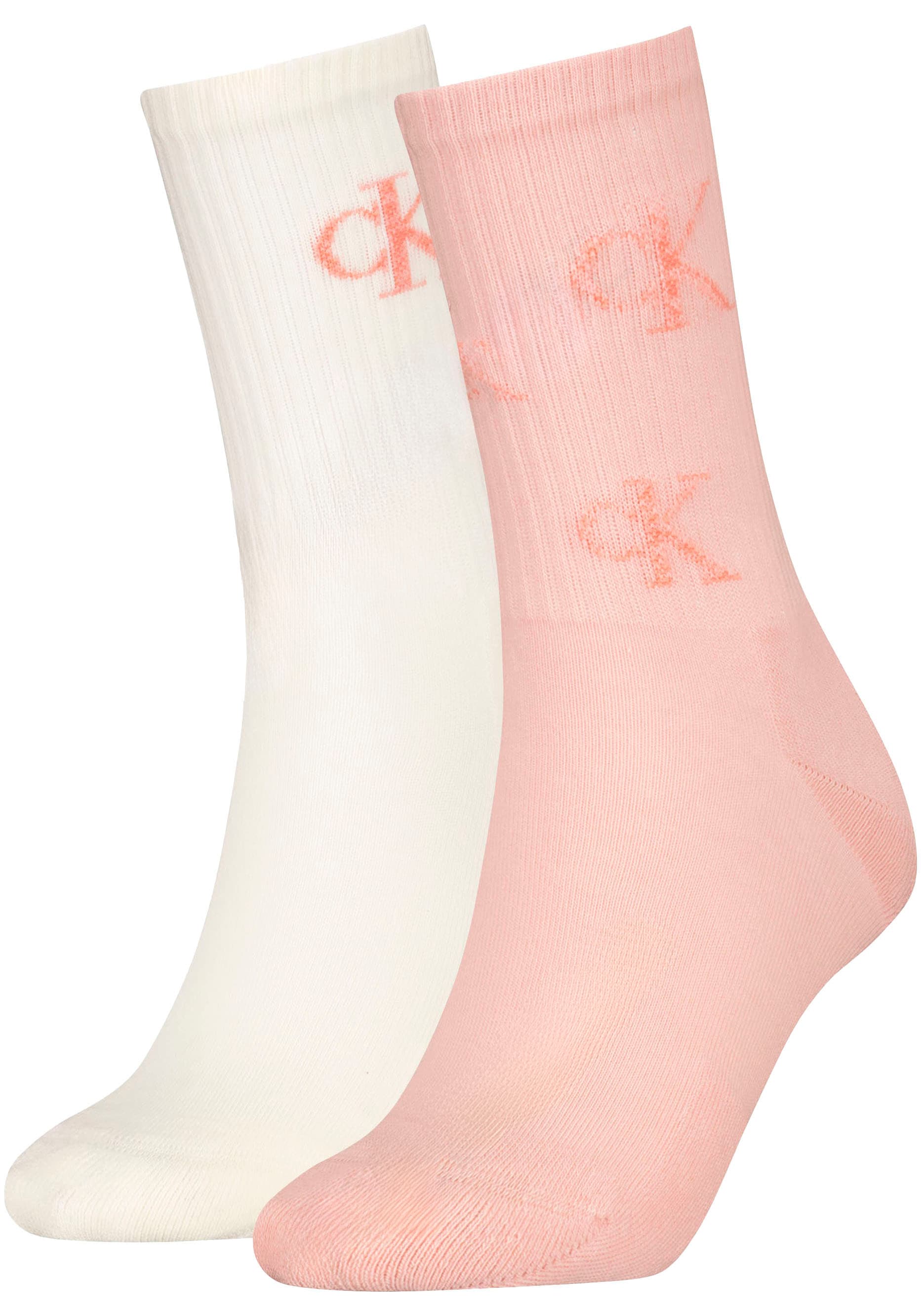 Socken, (2 Paar), mit Logostickerei