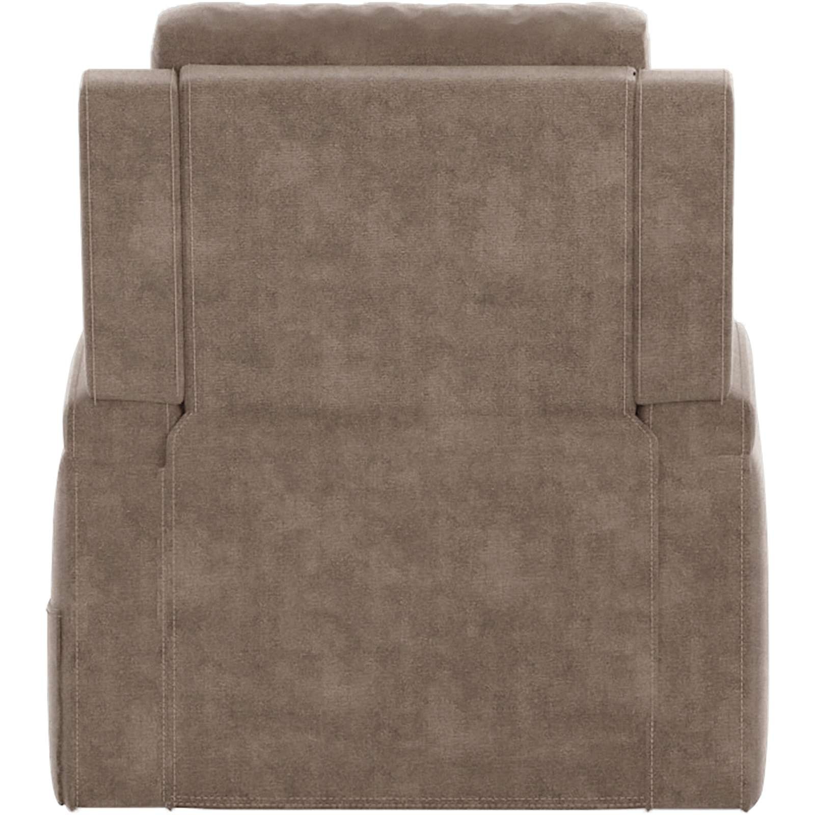 GOODproduct Fauteuil de relaxation »NAPORI Microfaser, Kinosessel, Multimedia-Sessel« Fauteuil TV avec fonction relaxation manuelle et électrique et porte-boisson