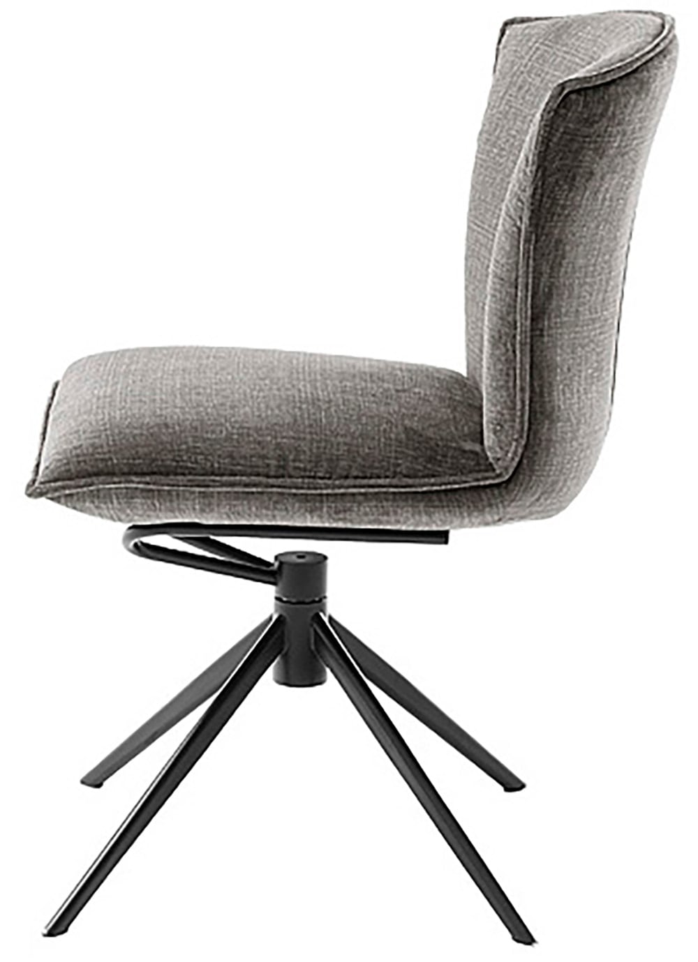MCA furniture 4-Fussstuhl »NALON Esszimmerstuhl (2er Set) - Stuhl«, (Set), 2 St., Veloursstoff, 360° drehbar, Schwingfunktion, Metall, Veloursoptik, belastbar 120 kg