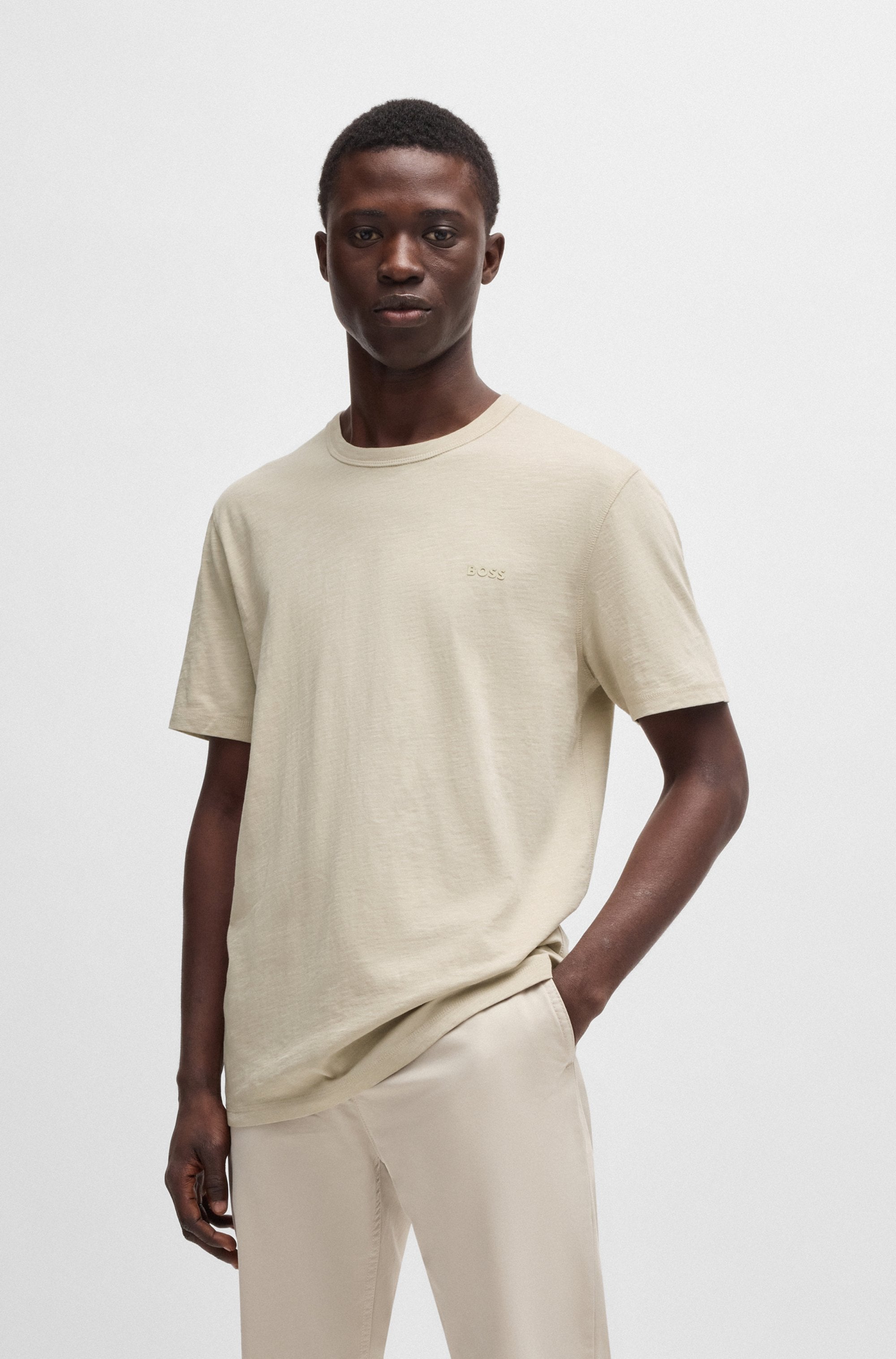 BOSS ORANGE T-Shirt »Tegood« mit Rundhalsausschnitt