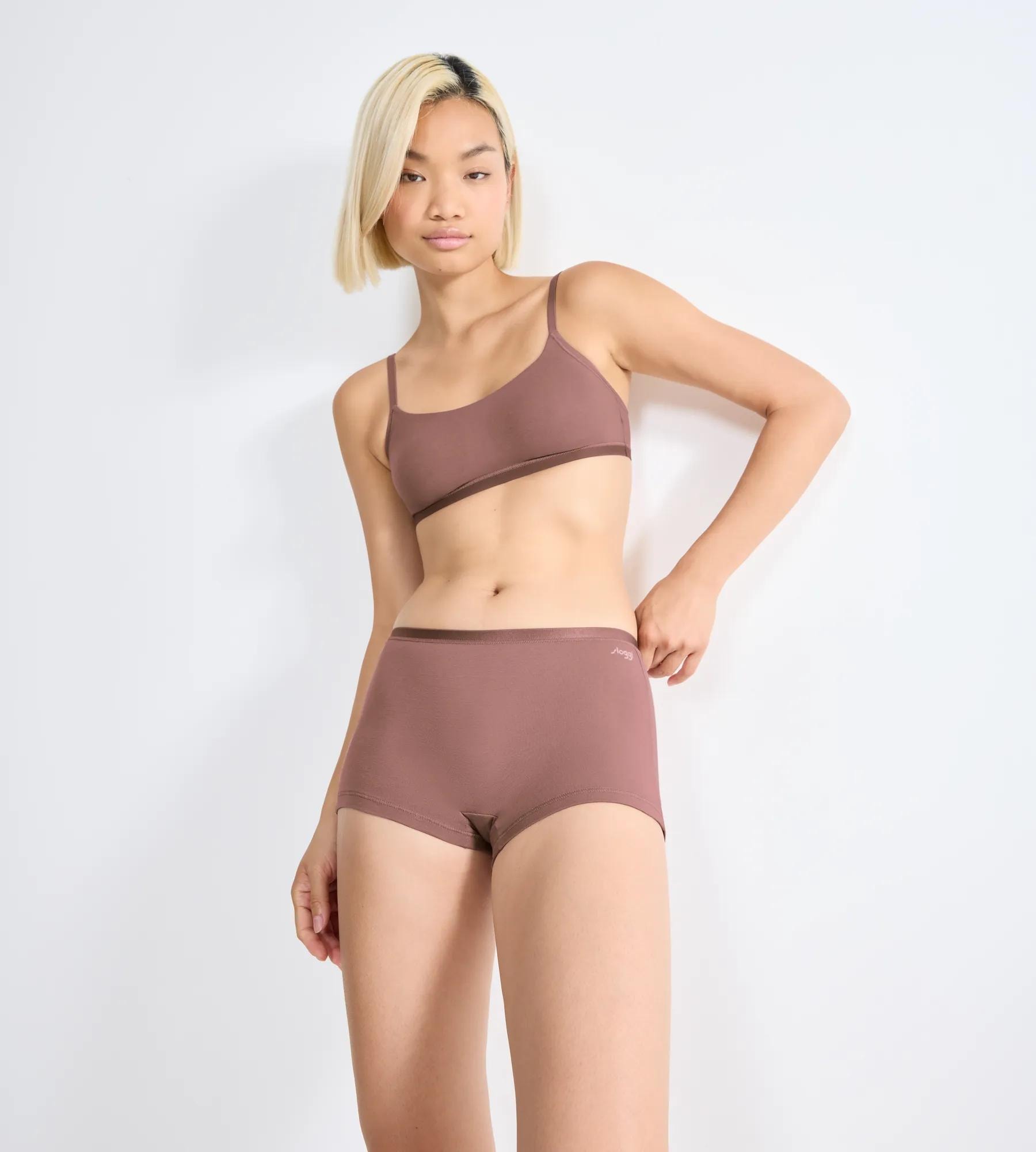 sloggi Panty »GO Daily Cotton« Détails effet brillant, élastique, confortable, mélange coton