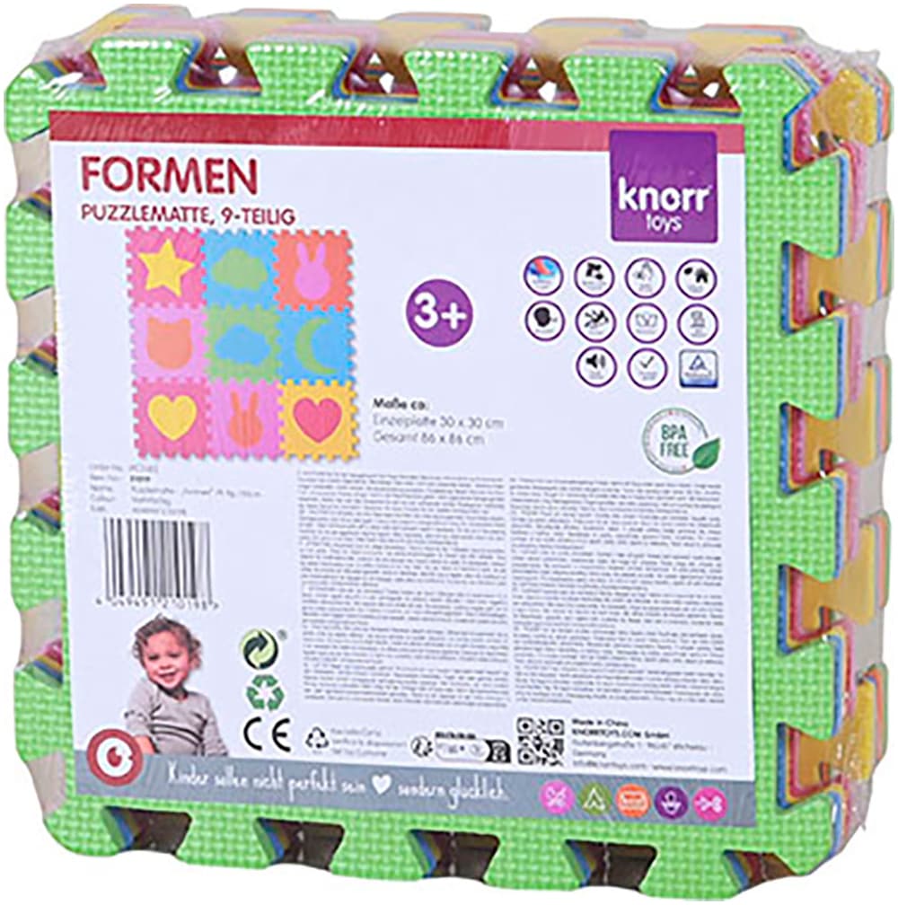 Knorrtoys® Puzzle »Formen«, Puzzlematte, Bodenpuzzle