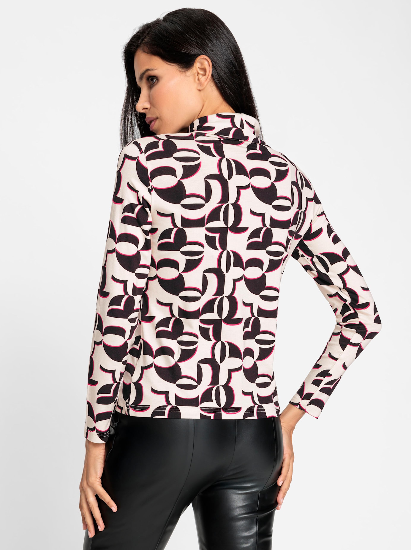 heine Langarmshirt »Rollkragen-Shirt«, (1 tlg.)