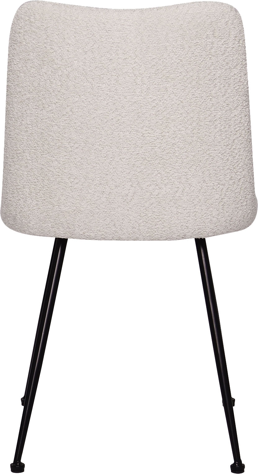 SIT 4-Fussstuhl »Krakau 2er-Set Bouclé Esszimmerstühle mit Metallgestell« (Set) 2 Stk.Öko-Tex Bouclé-Bezug & vielseitig einsetzbares Design