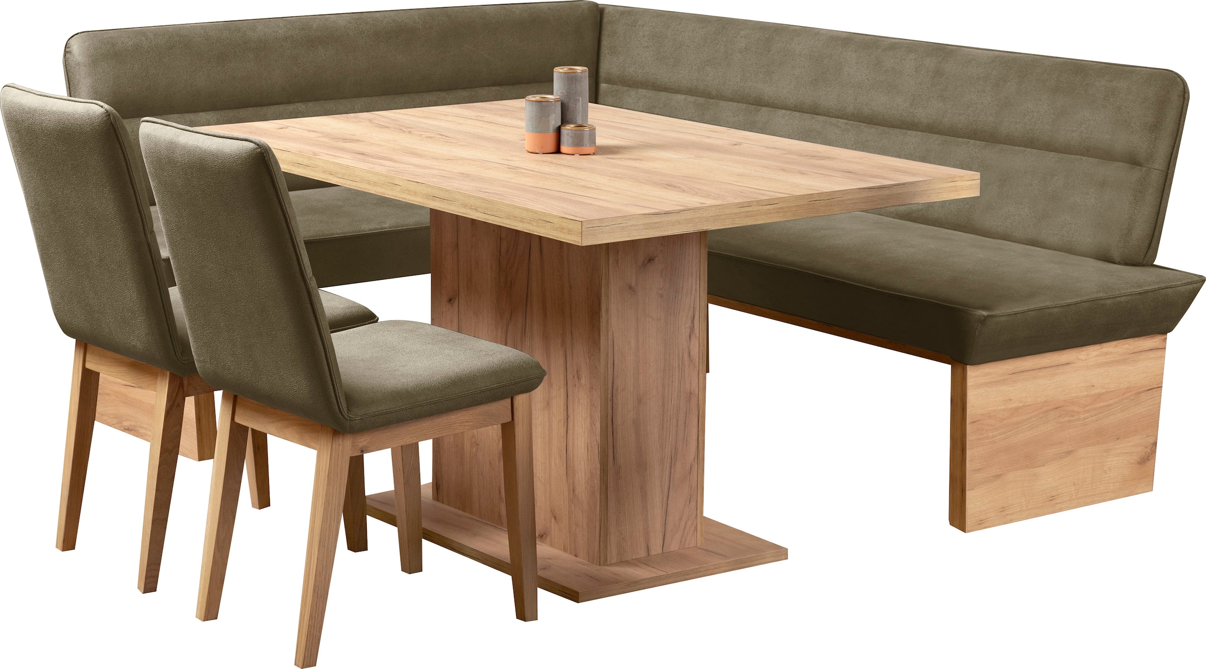 Home affaire Eckbank »Beluna Polsterbank, Sitzecke« mit Wellenunterfederung im Sitz, TOPSELLER