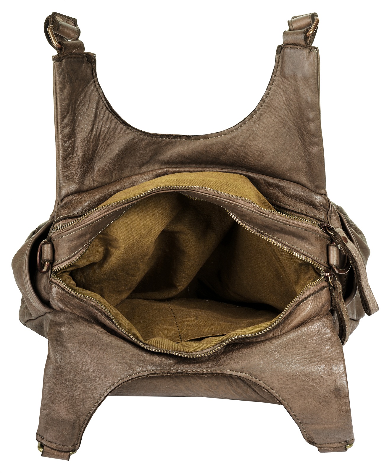 Samantha Look Sac à bandoulière echt Leder, Made in Italy