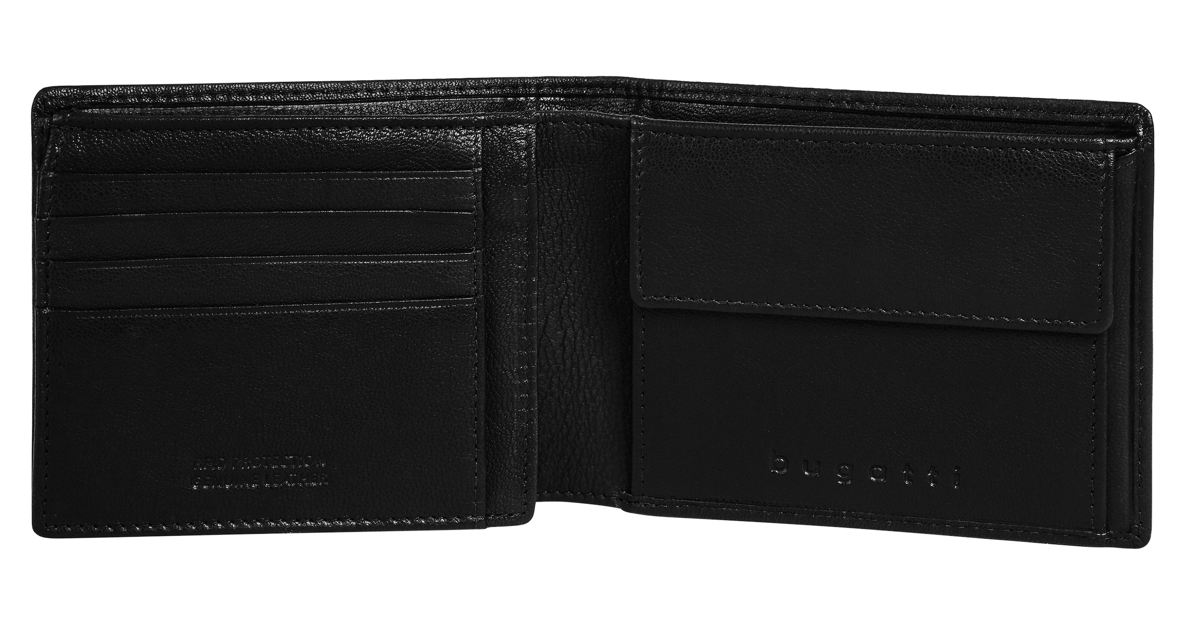 bugatti Geldbörse »BLACK MAGIC« echt Leder