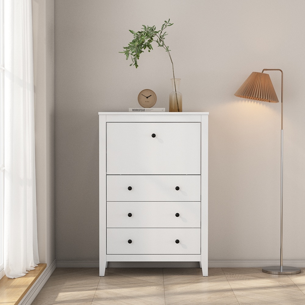 GOODproduct Sekretär im Landhausstil,  (B/T/H): 80/39,5/119,6 cm