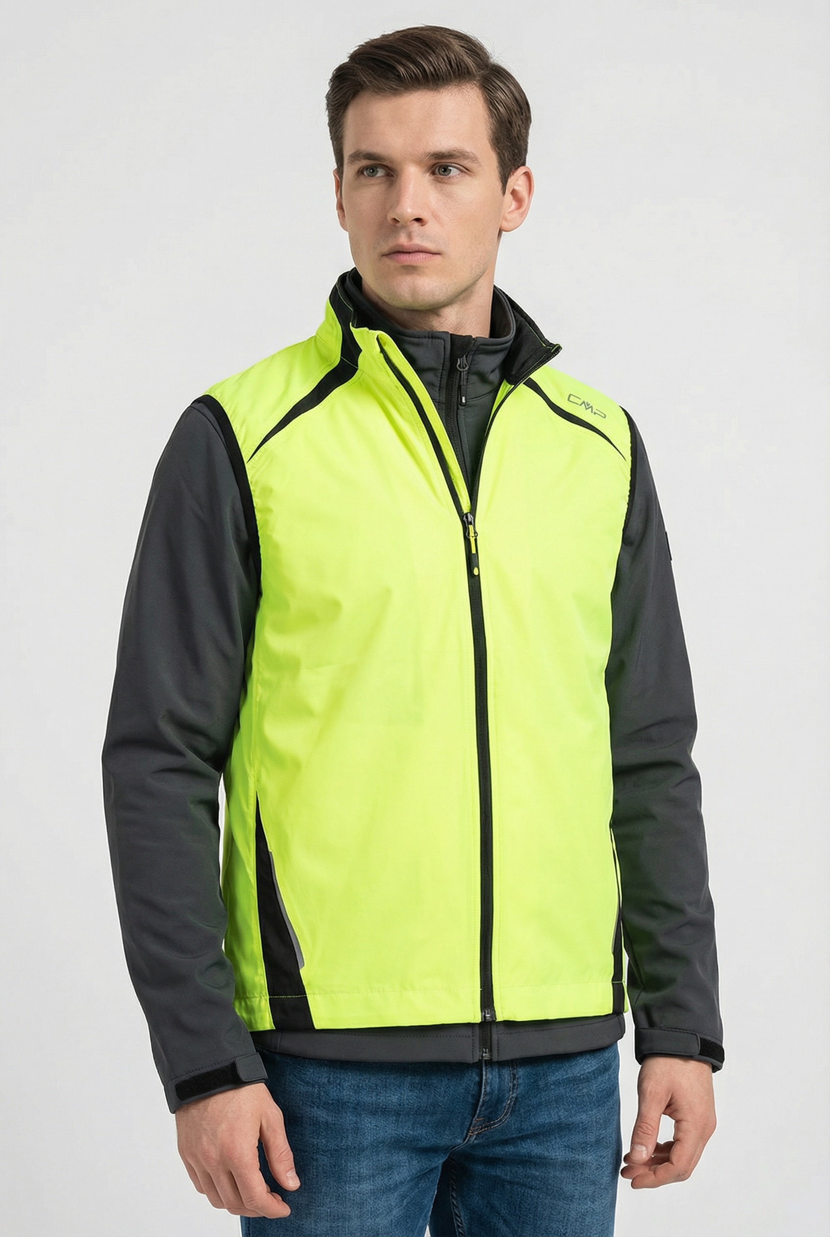 Image of CMP Funktionsweste mit Gummizug in Taille und Ärmeln, für Radsport, für den Übergang