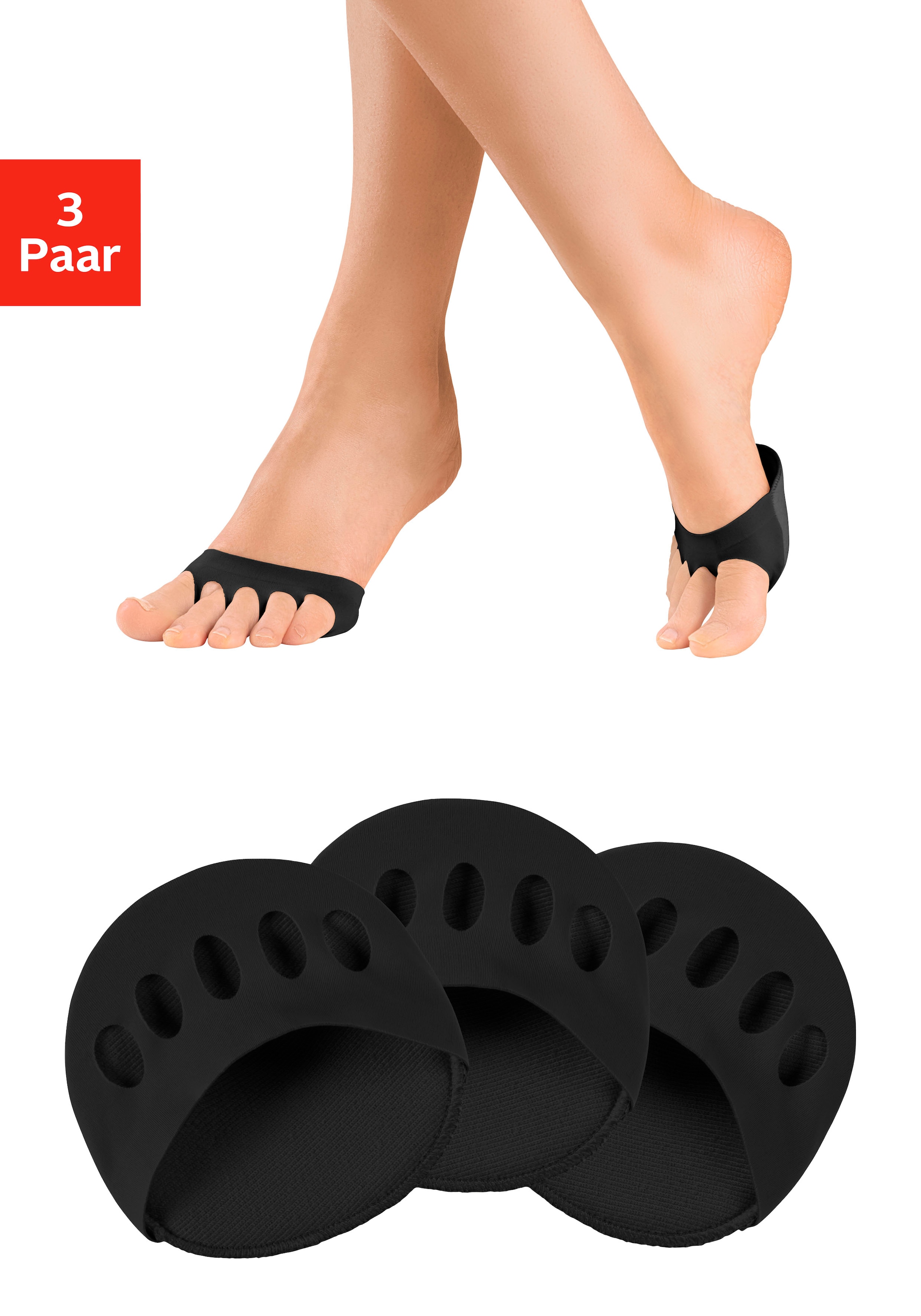 Image of Vivance Zehlinge Packung, 3 Stk. tlg. mit Vorfusspolster für hohe Schuhe