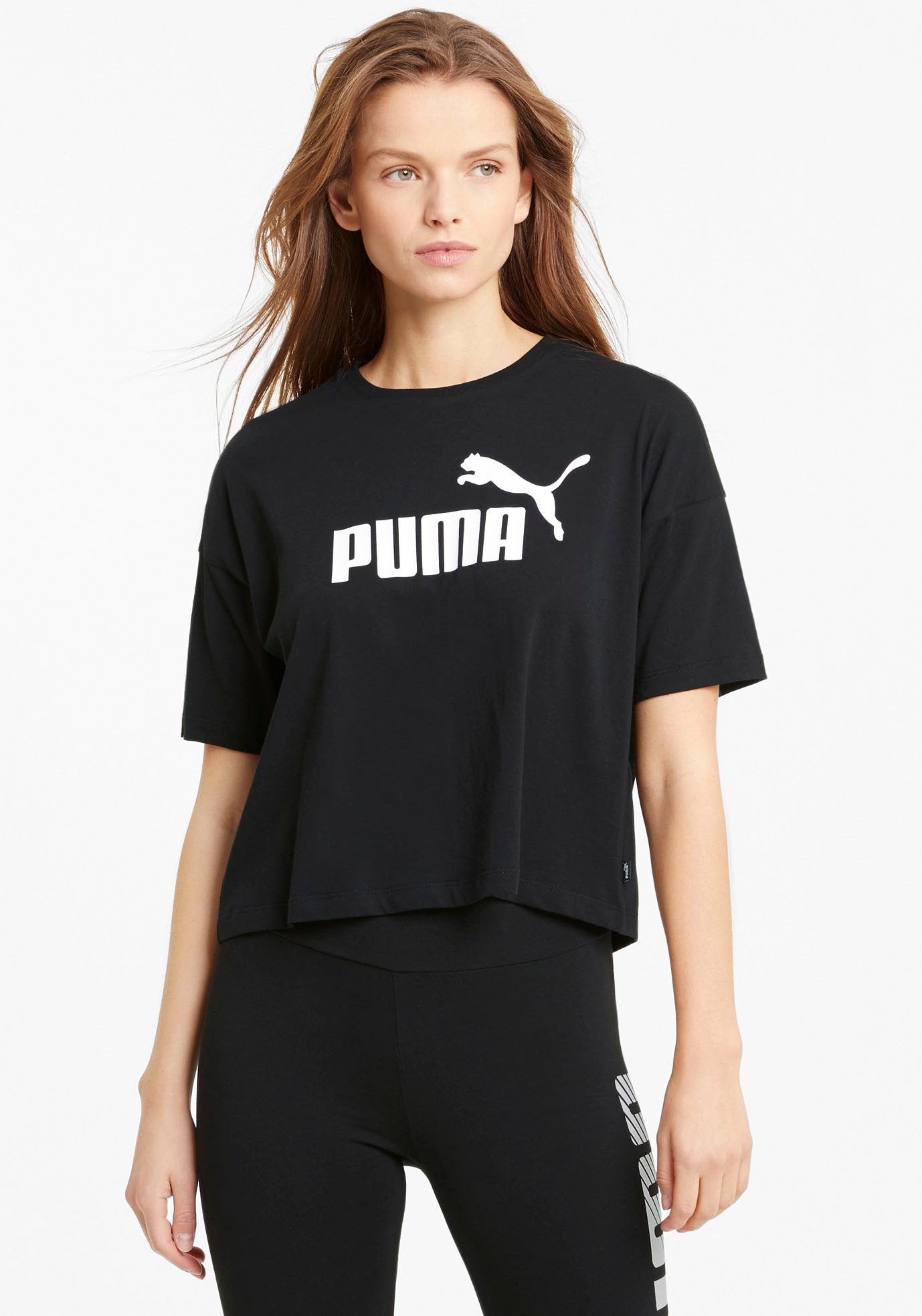 Image of PUMA T-Shirt »ESS Cropped Logo Tee« bei Ackermann Versand Schweiz