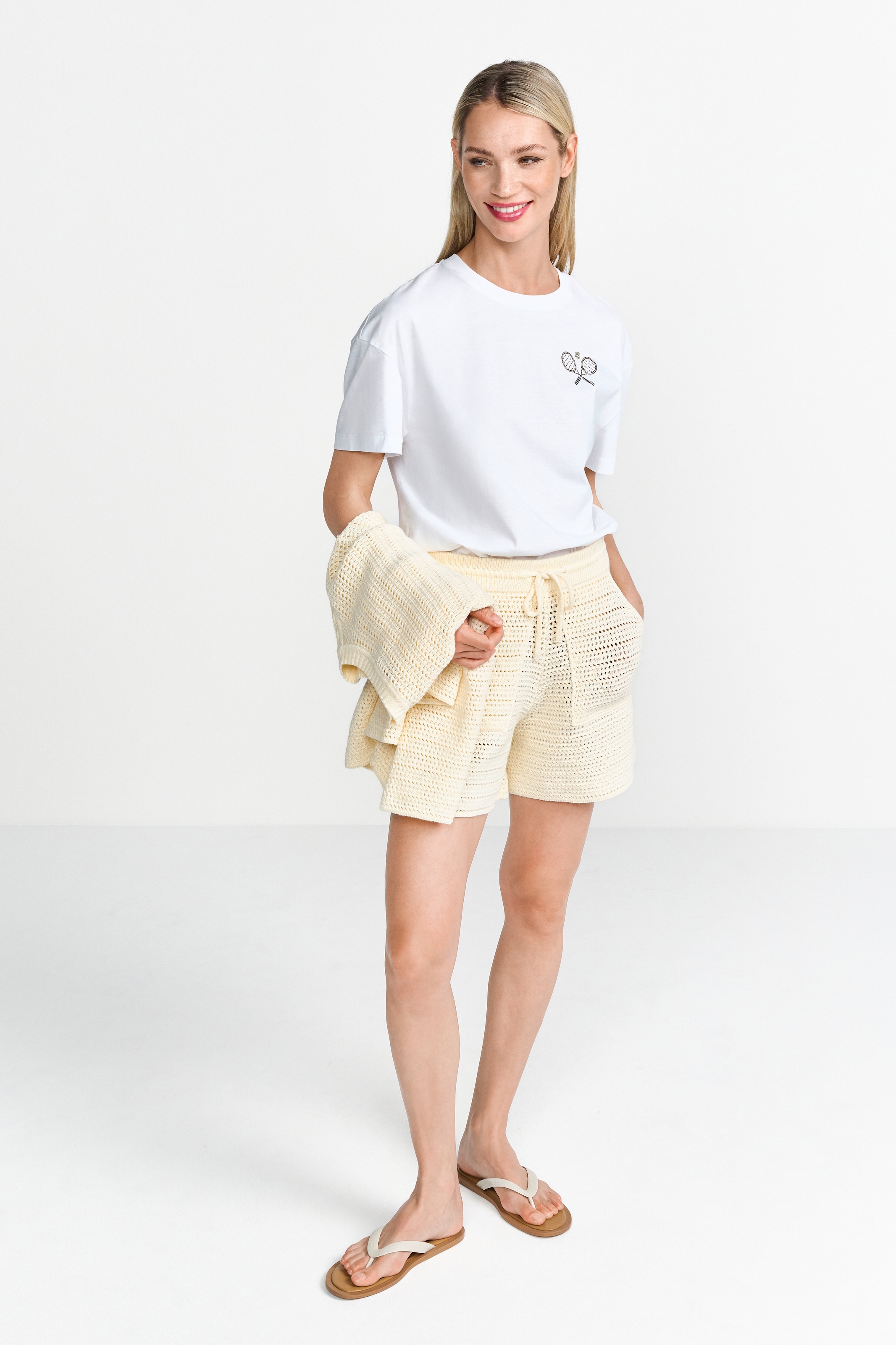 RICHROYAL T-Shirt, mit Strassdetalis