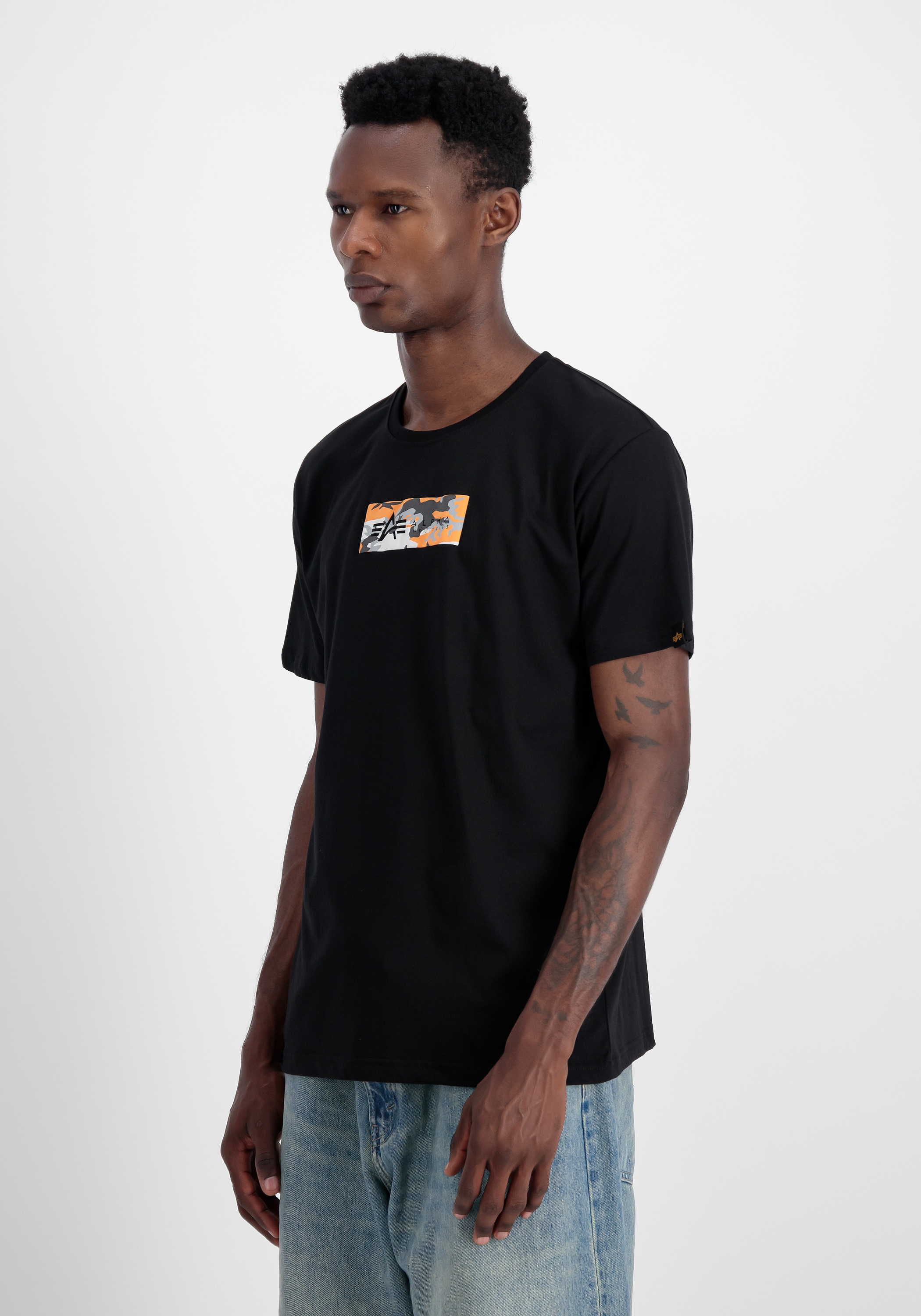 Alpha Industries T-Shirt »Alpha Industries Men - T-Shirts Camo Panel T«