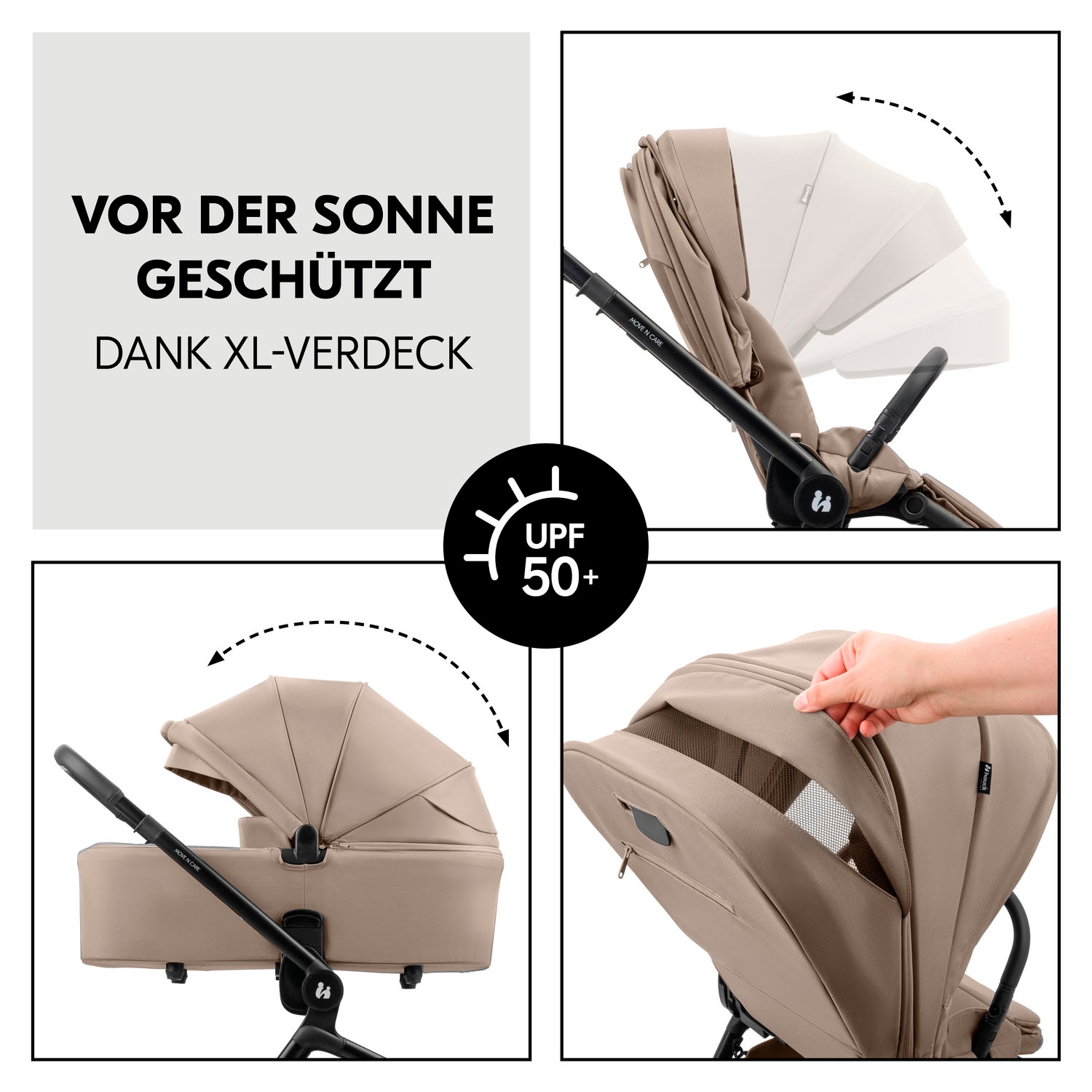 Hauck Poussette combinée »Move N Care Set« 22 kilos belastbar bis 22 kg