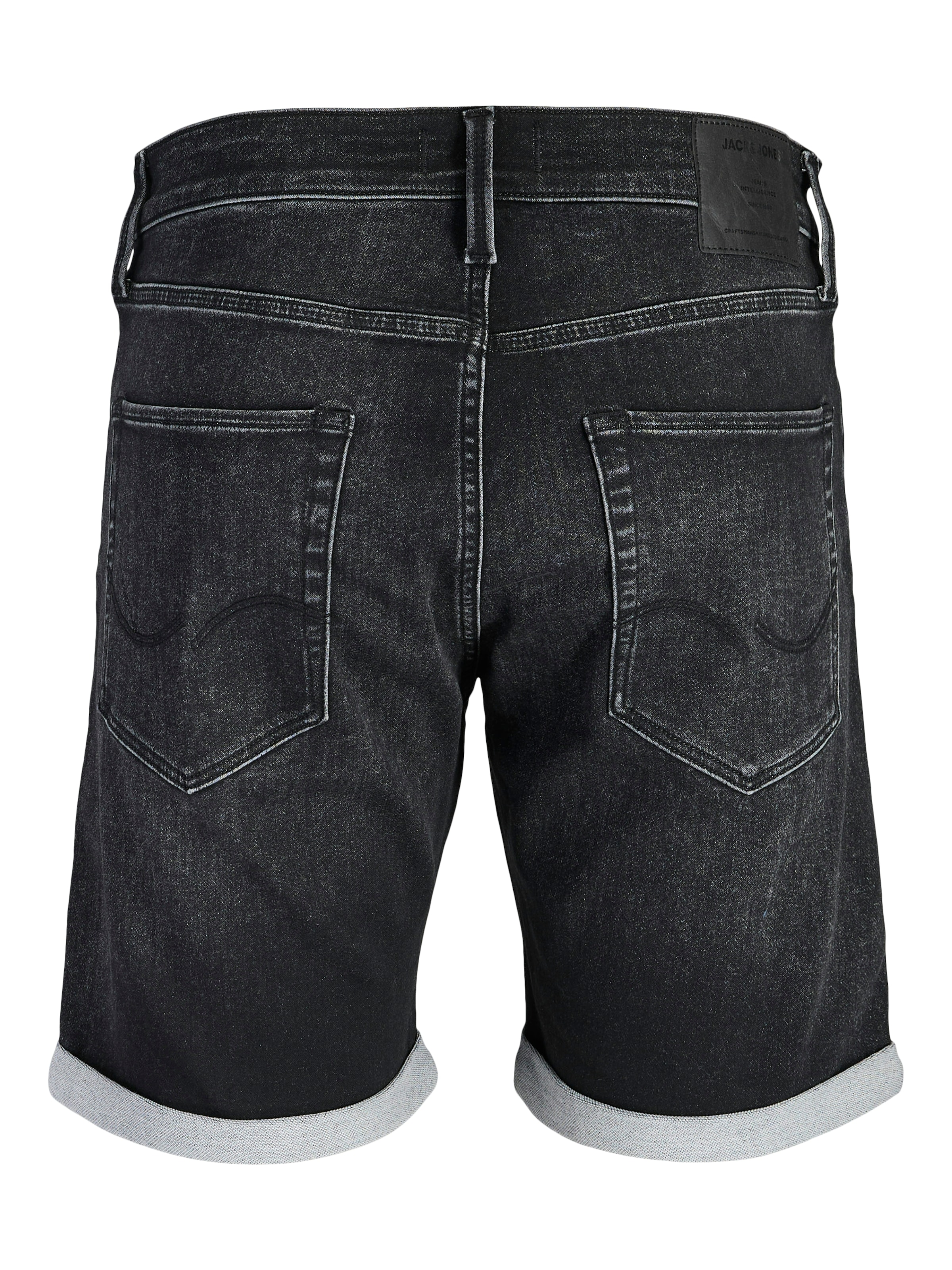 Jack & Jones Short »JJIRICK JJICON I.K. SHORTS GE 066 SN«  mélange de coton avec stretch, coupe régulière, effets déchirés