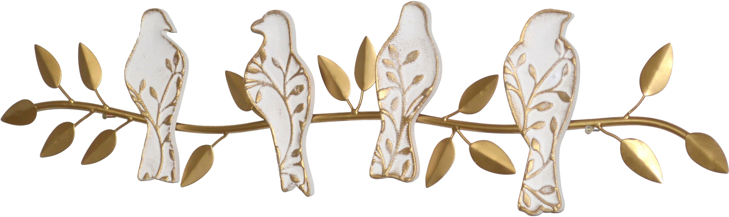 HOFMANN LIVING AND MORE Wanddekoobjekt "Wanddekoration" Material-Mix Holz und Metall