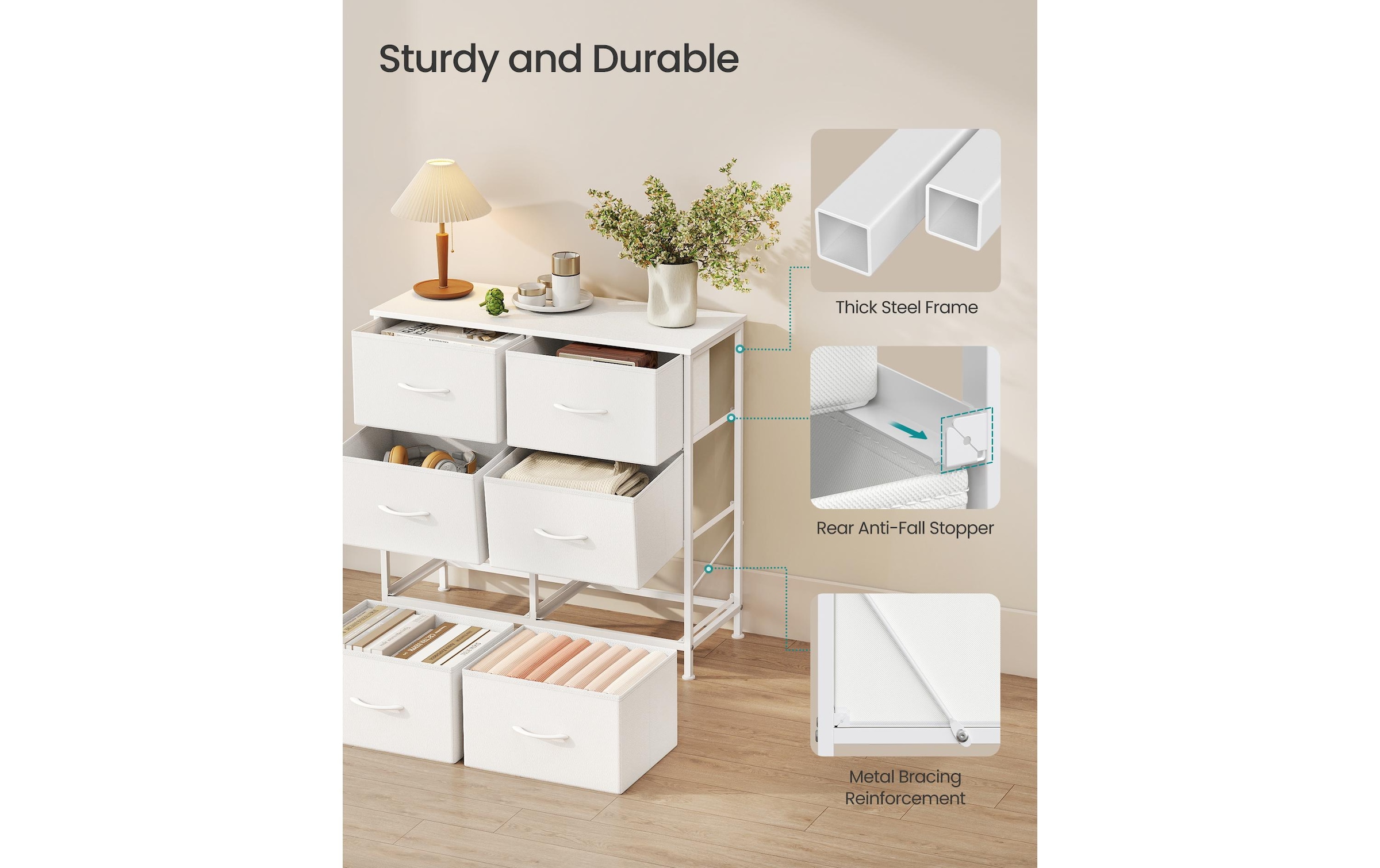 SONGMICS Commode »73.7 x 76.7 cm«