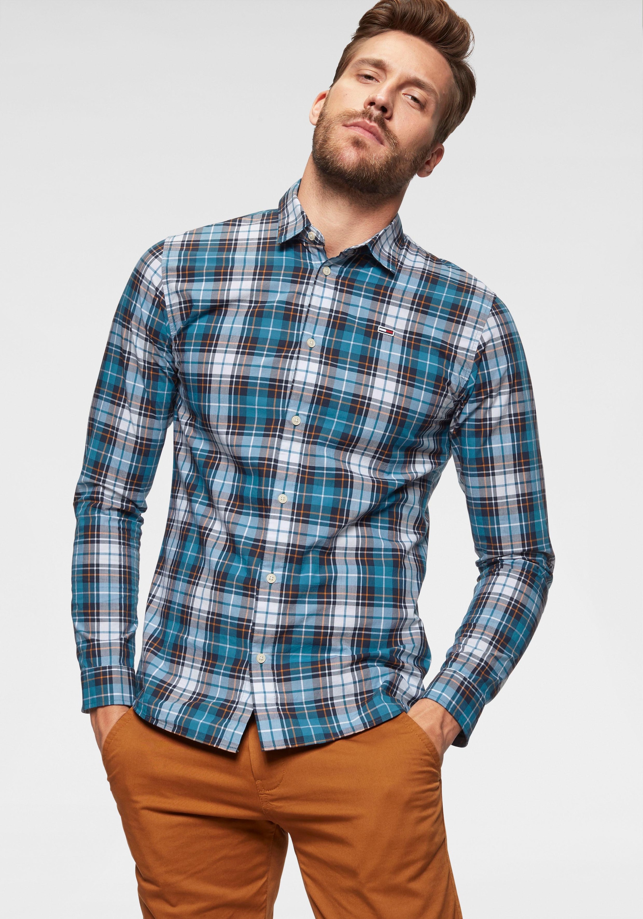 Image of Tommy Jeans Langarmhemd »TJM ESSENTIAL MULTI CHECK SHIRT« bei Ackermann Versand Schweiz