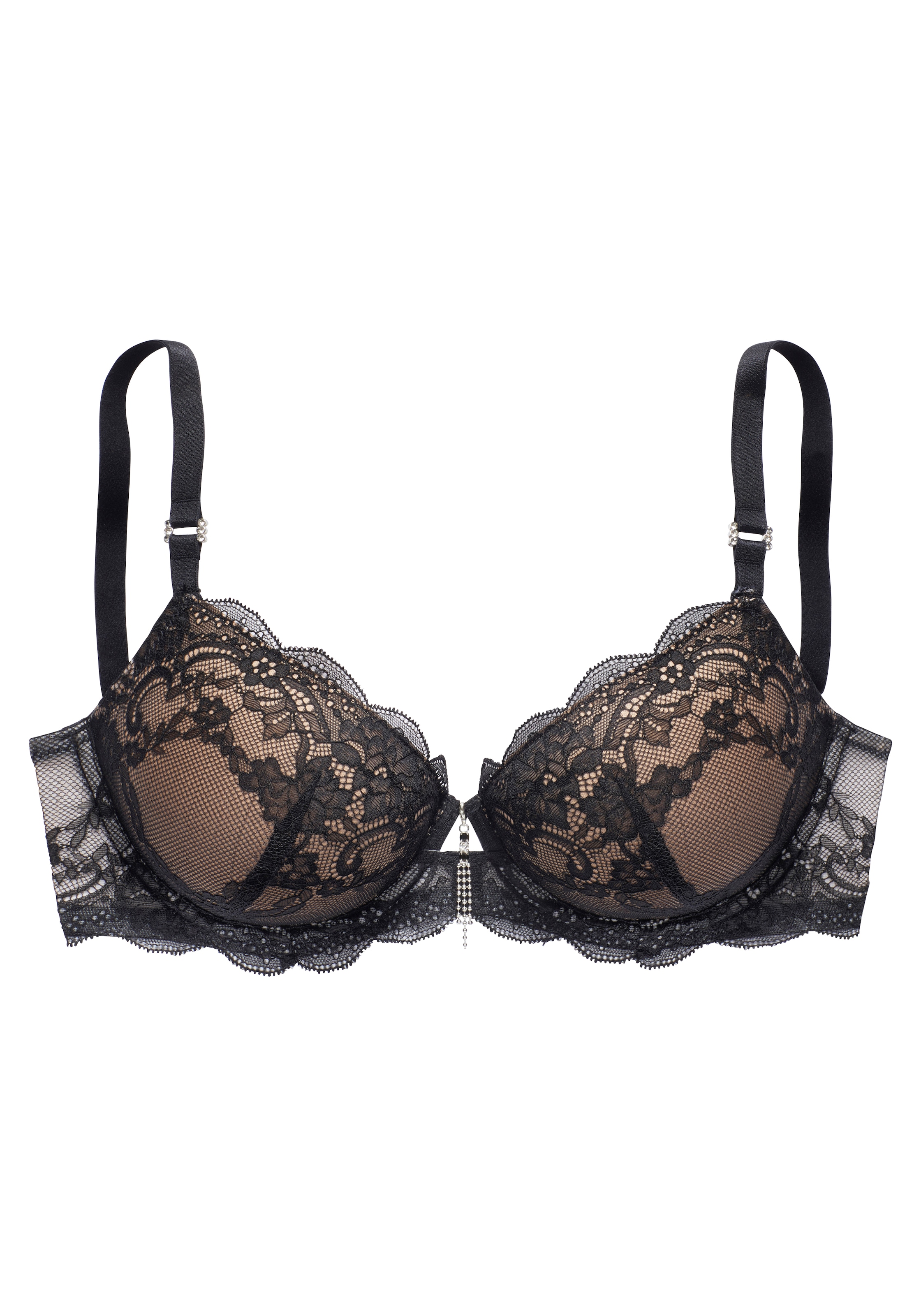 LASCANA Soutiens-gorge moulés mit Bügel und abnehmbarem Glitzeranhänger, sexy Dessous, Reizwäsche